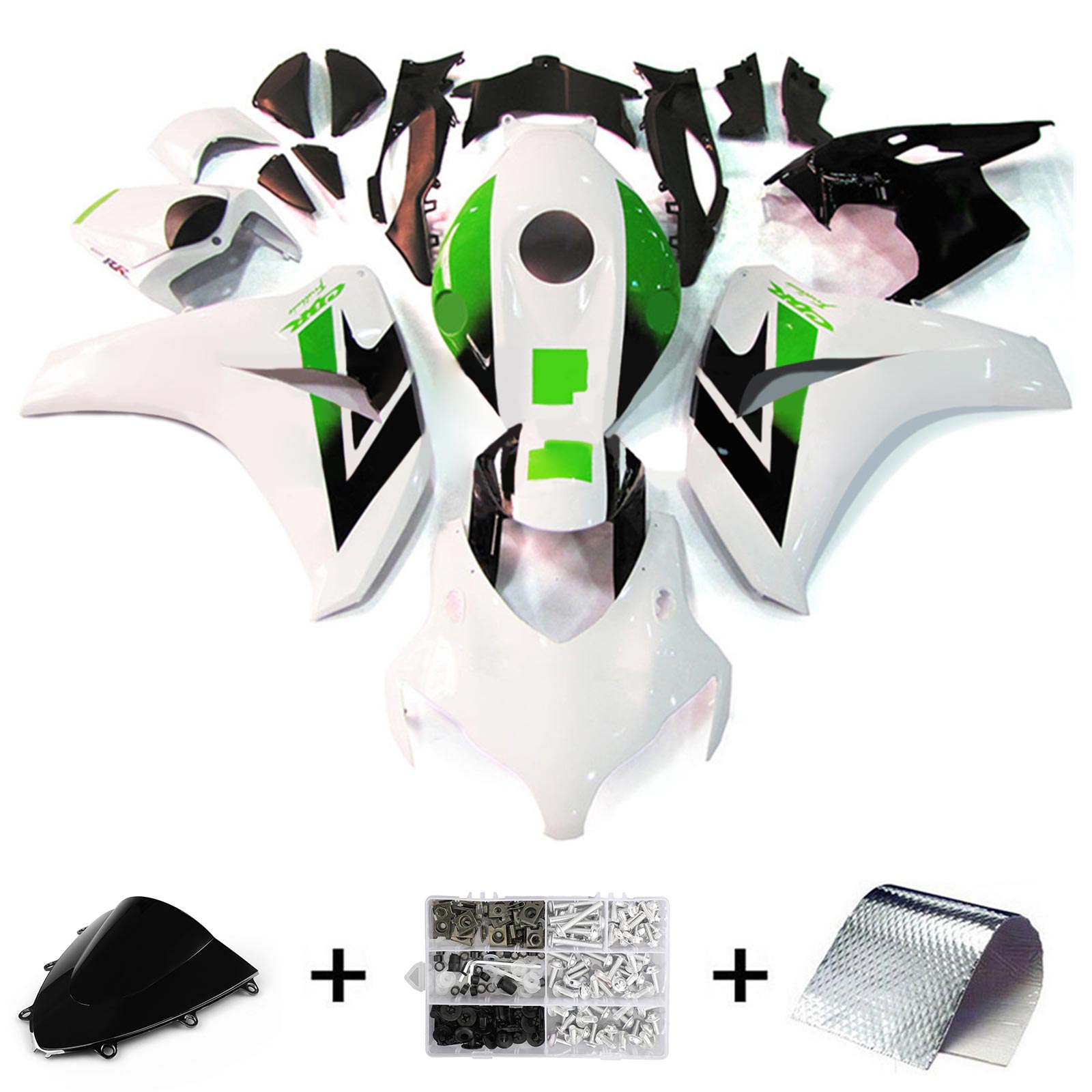Amotopart Honda CBR1000RR 2008-2011 ABS muovinen korin suojasarja