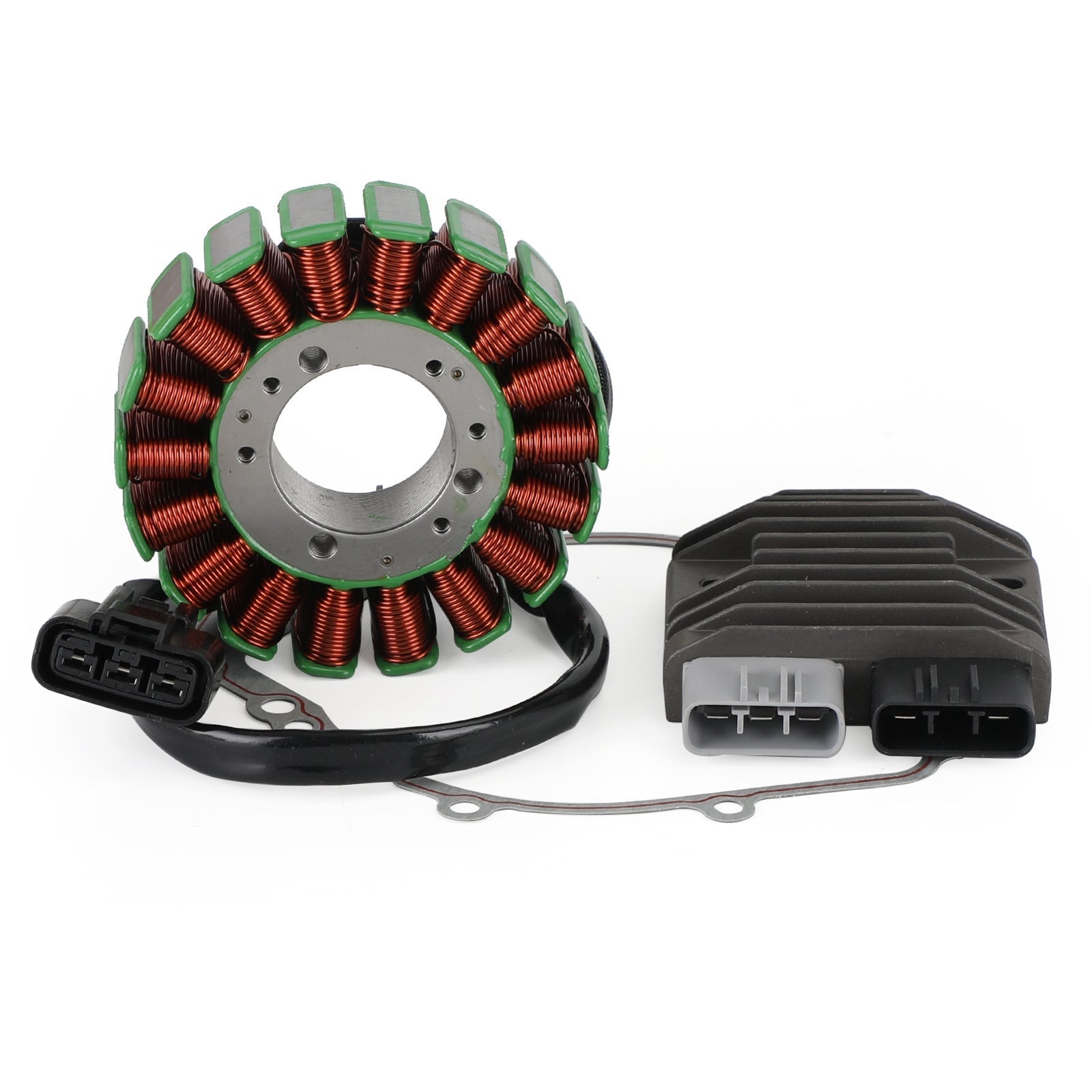 Zestaw stojana + koło zamachowe + regulator napięcia + uszczelka do Yamaha YZF R1S 2003