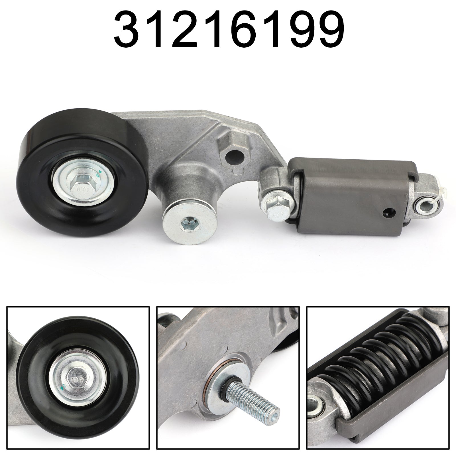 Nuevo tensor de correa de accesorios para Volvo S80 XC90 2005-2011 31216199 15657148 genérico