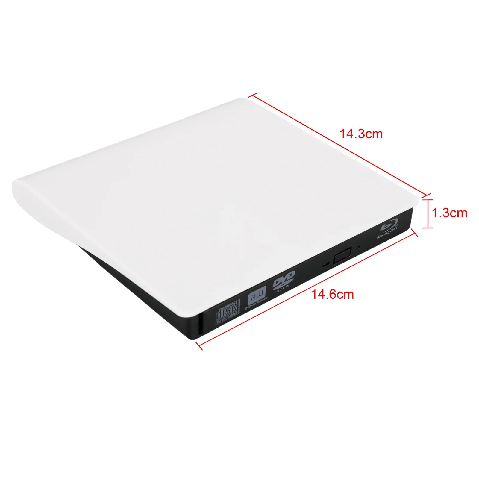 Externe USB en Type-C Blu-ray Disc-brander + BD DVD-speler USB 3.0 Disc-brander