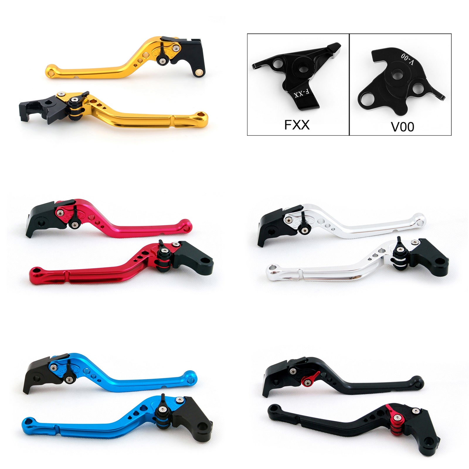 Ročice zavorne sklopke za Honda VFR800 CBR1100XX/BLACKBIRD ST1300/ST1300A BLACK RADE