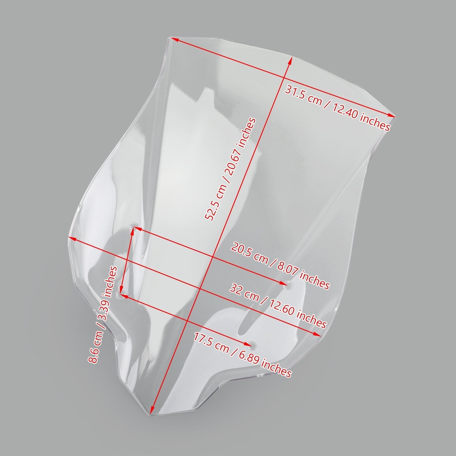 ABS Plastikowa przedniej szyby motocyklowej dla Honda CB500X 2016-2019 Ogólne