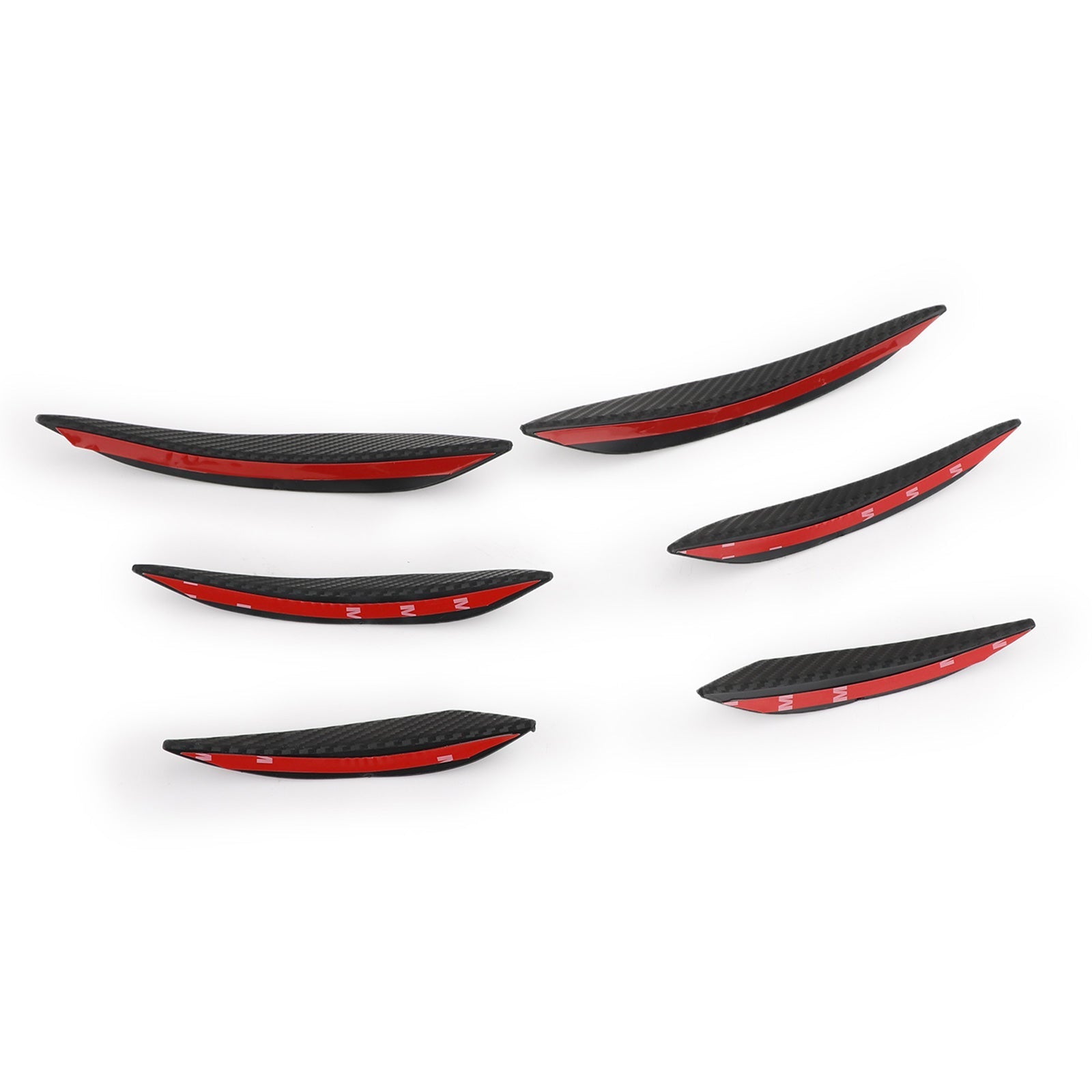 6pcs Universal Car/Auto Banper Front Boys Spoiler Ducks Rés generic