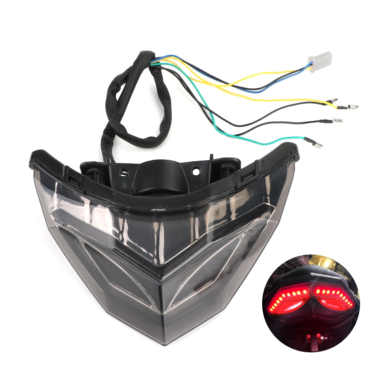 Achter achterkantremindicatoren voor Kawasaki Ninja 250 300 2013-2017 Generiek