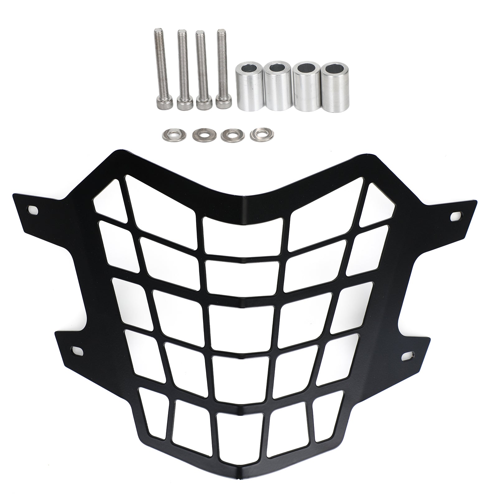 Zwarte koplampbeschermerafdekking voor Yamaha Tenere 700 Xtz700 19-21 Generiek