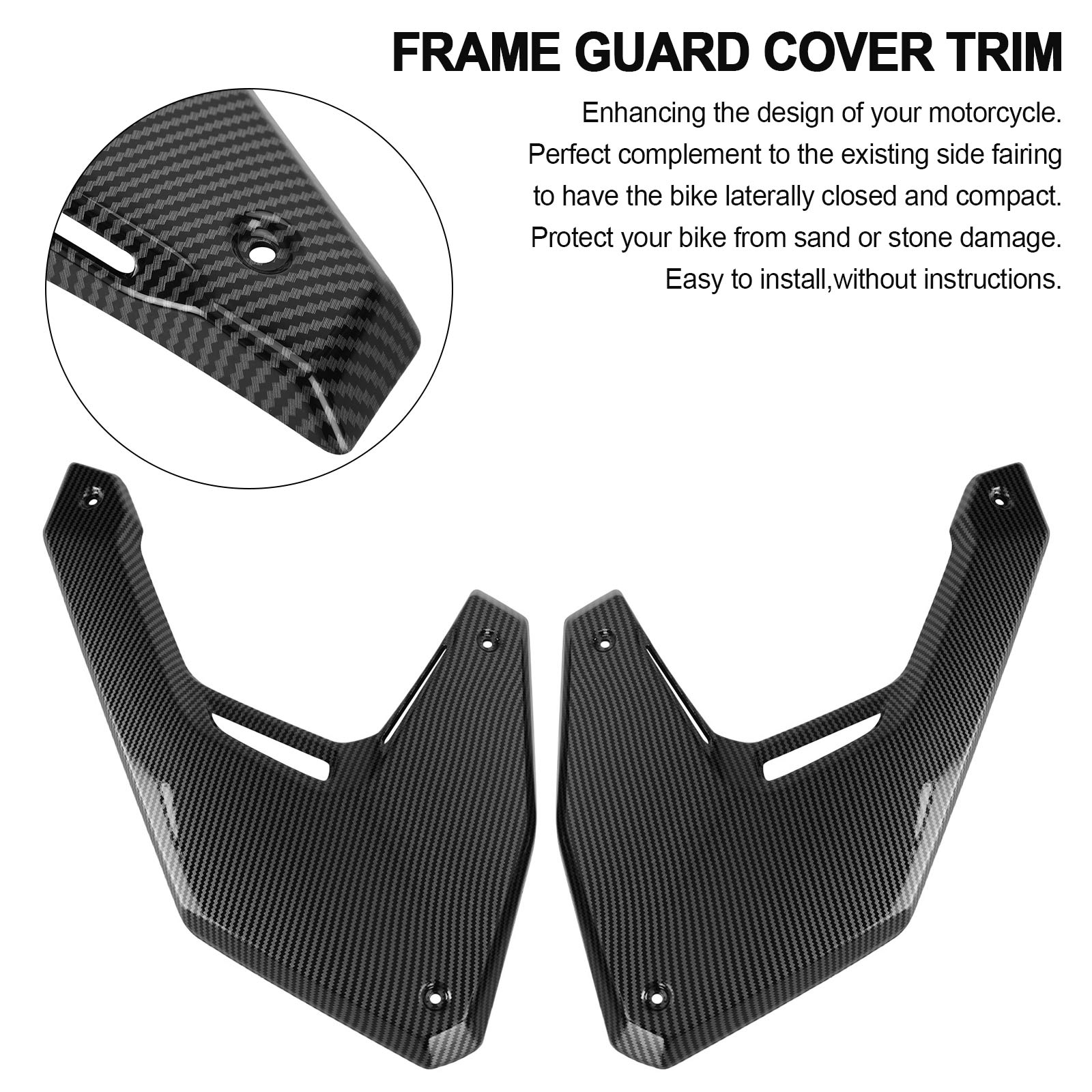 Carénage de protection de couverture latérale de cadre de moto pour Honda X-ADV 750 XADV750 2021 générique