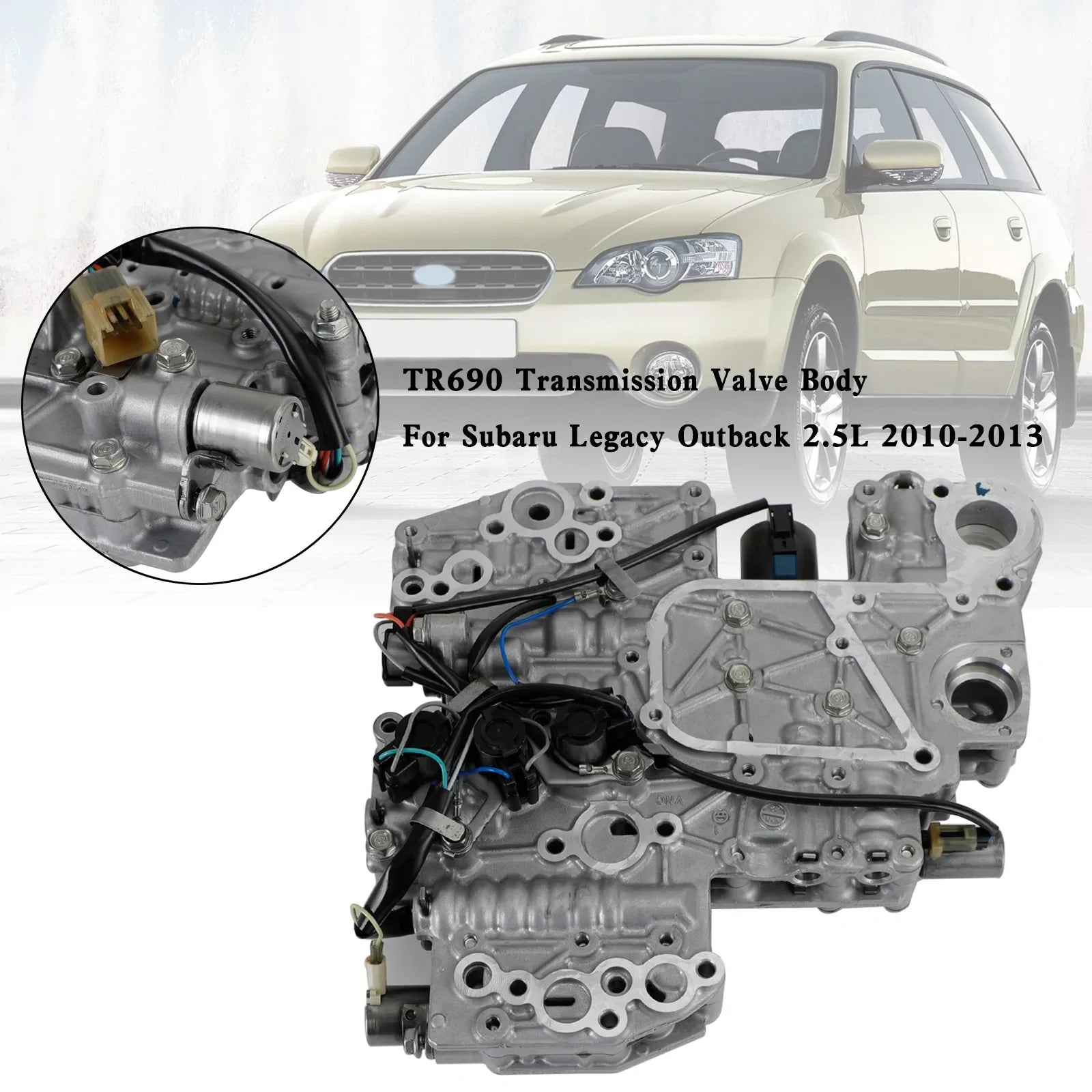 2010-2013 Subaru Outback 2.5L CVT Base/Limited Premium TR690 Corps de soupape de transmission générique