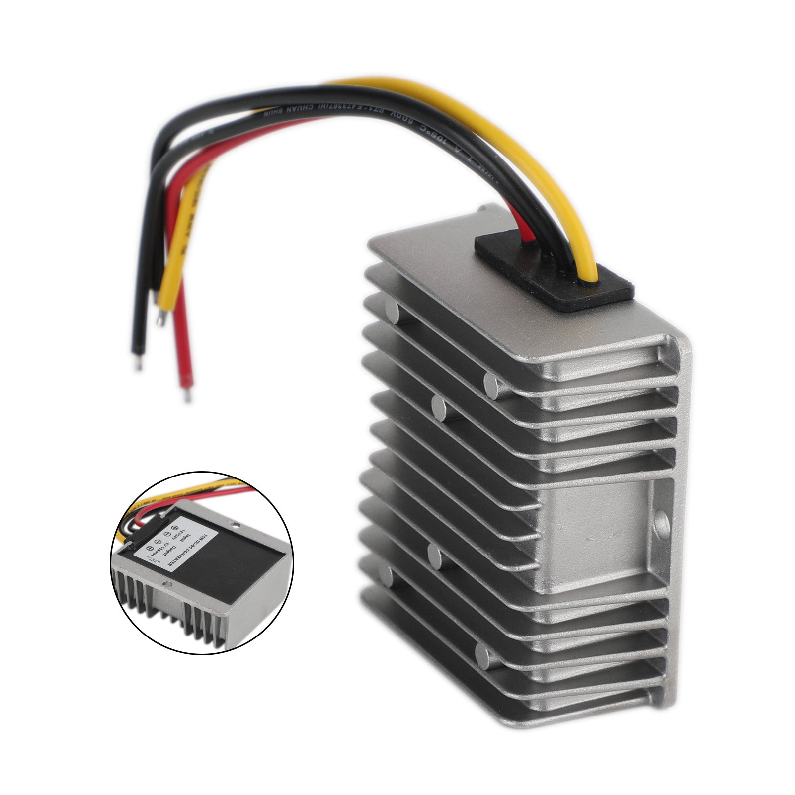 Wodoodporny regulator konwertera zasilania DC 12 V/24 V do 5 V 75 W 15 A