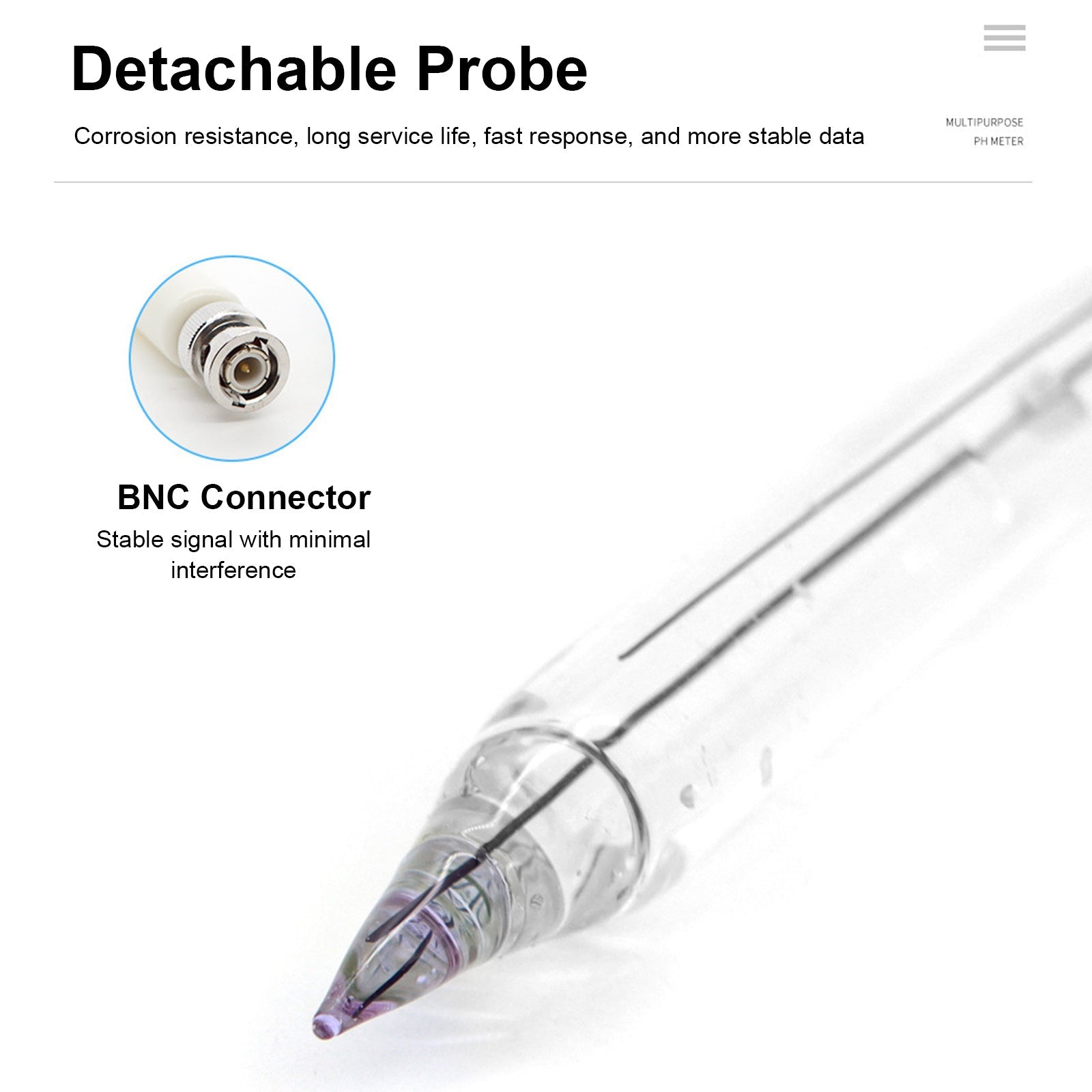 PH Meter -lämpömittarikynä elintarvikkeille Hedelmä Liha Maaperä Lab Digitaalinen happamuuden PH-mittari