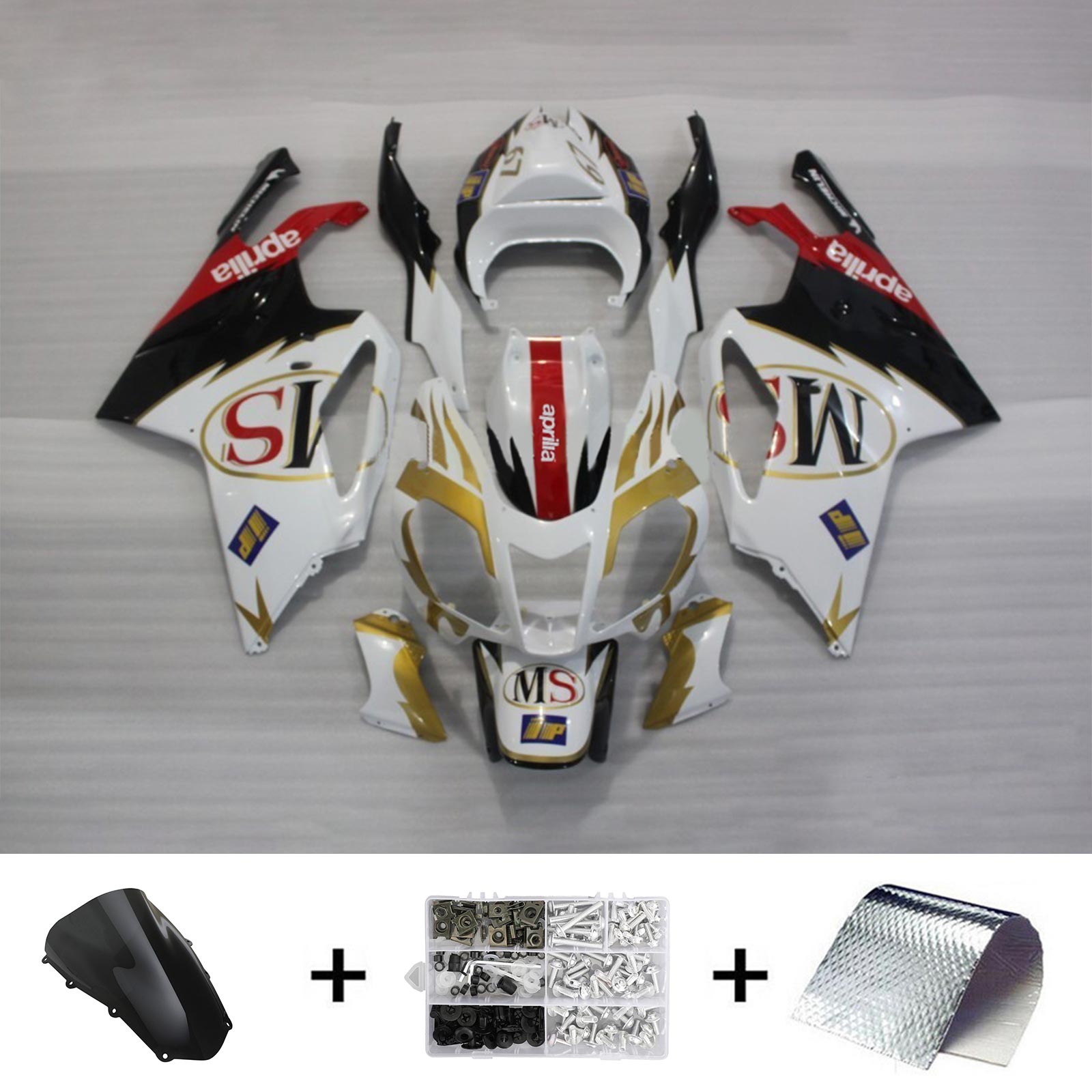 Amotopart Aprilia RSV 1000 2003-2006 Pintasarja Kori Muovi