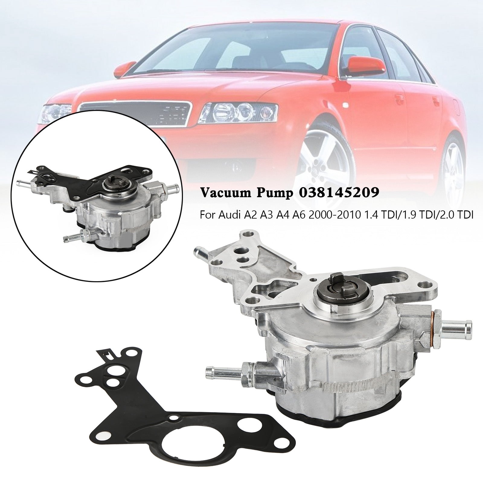 Vacuümpomp 038145209 voor Audi A2 A4 A4 A6 2000-2010 1.4 TDI/1.9 TDI/2.0 TDI