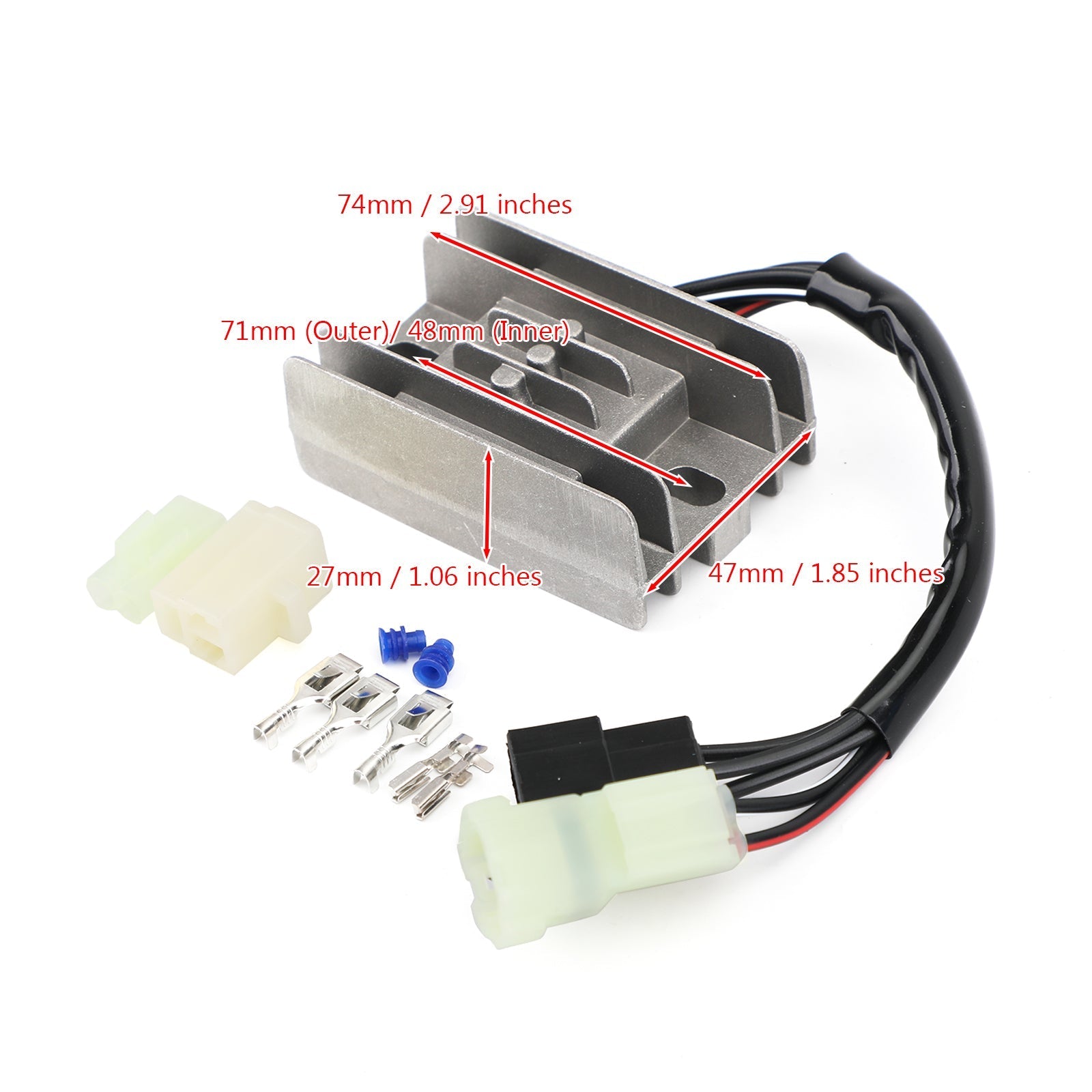 Rectificador regulador de voltaje para Arctic Cat 250, 300 Quads 2001-2005 3530-03 Genérico