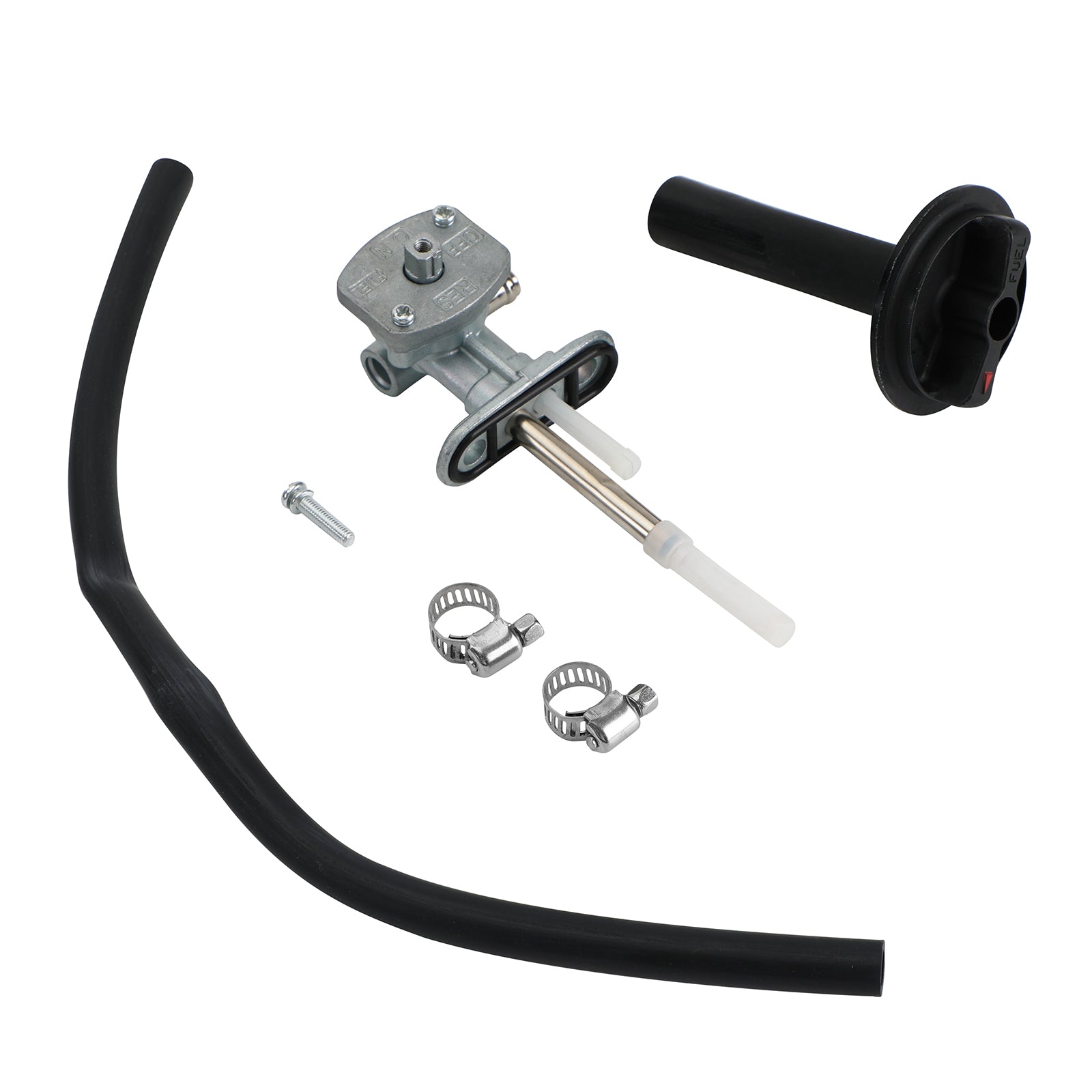 Rubinetto valvola carburante e vite leva per Kawasaki Prairie 400 KVF400 1999-2002 Generico