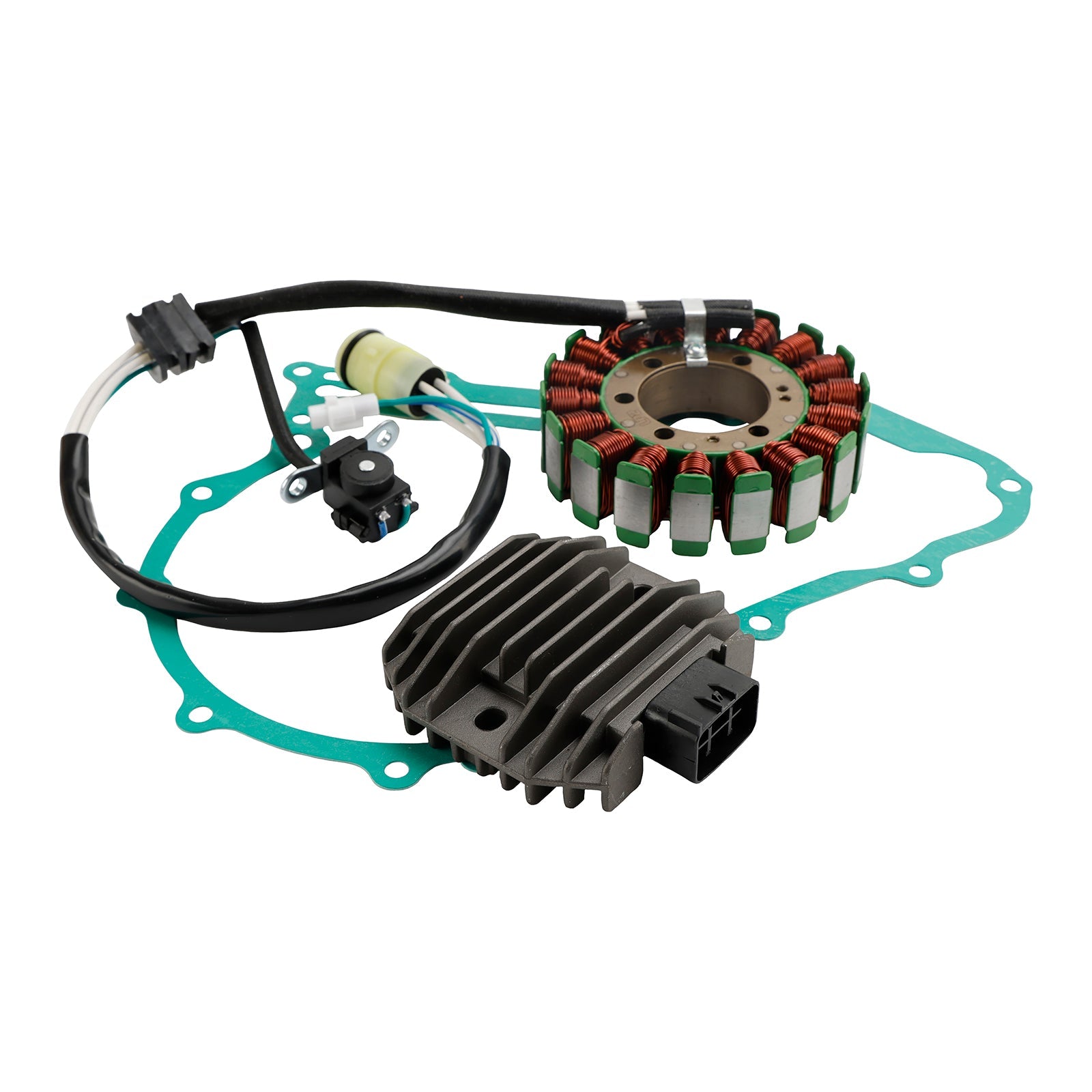 Generator Stator Regulator & Pakking voor Yamaha YFM700 / YFM700R Raptor 2006-2024 Fedex Express
