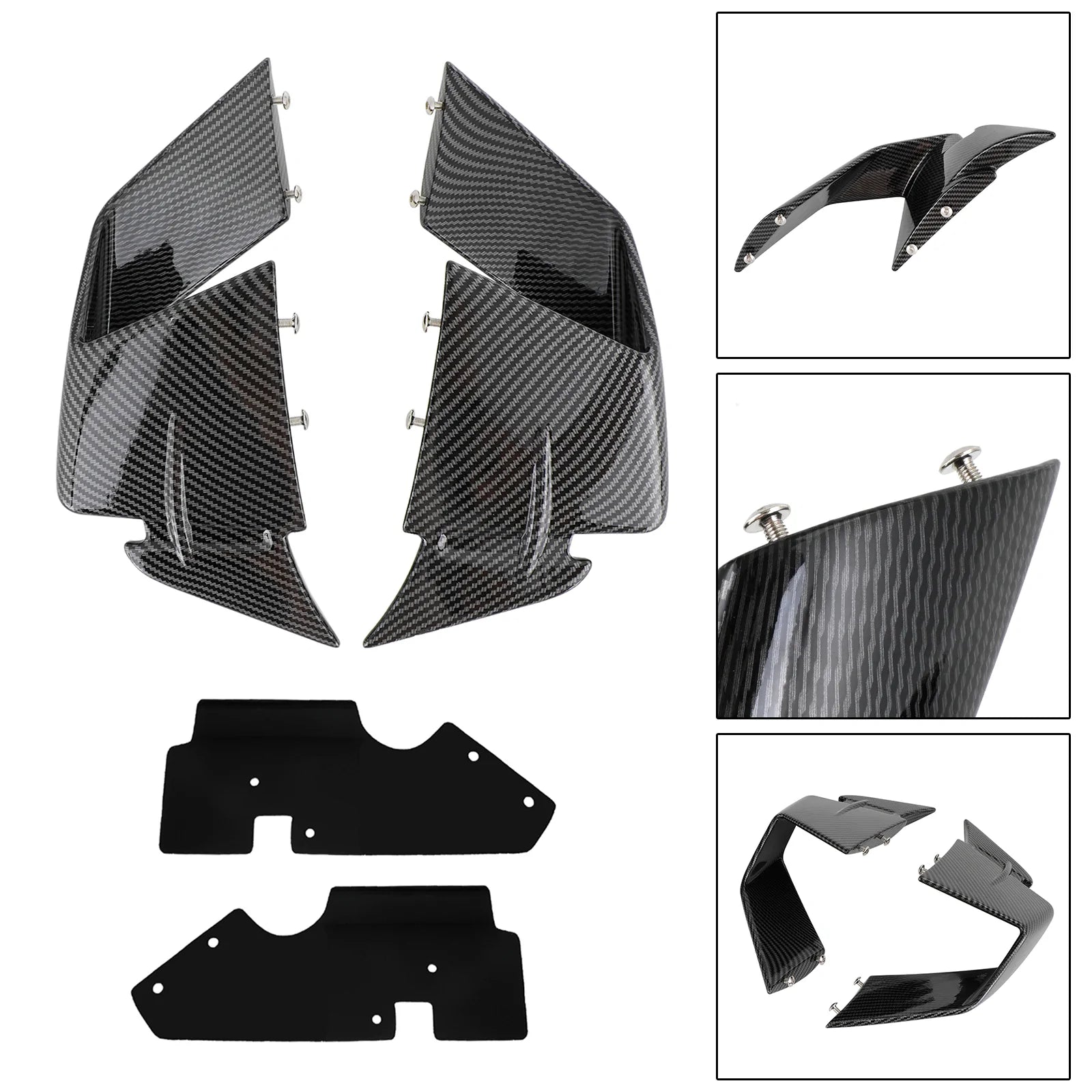 Alette antivento spoiler anteriore carena BMW S1000RR 2019-2022