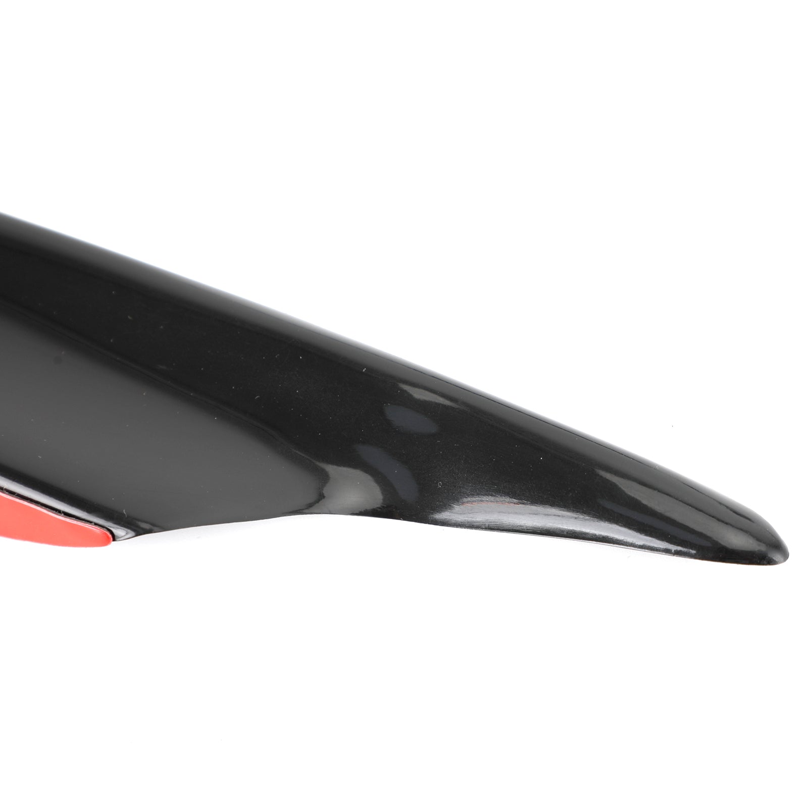 4 szt. Uniwersalne płetwy przedniego zderzaka samochodu Splitter Spoiler Canards Gloss Black