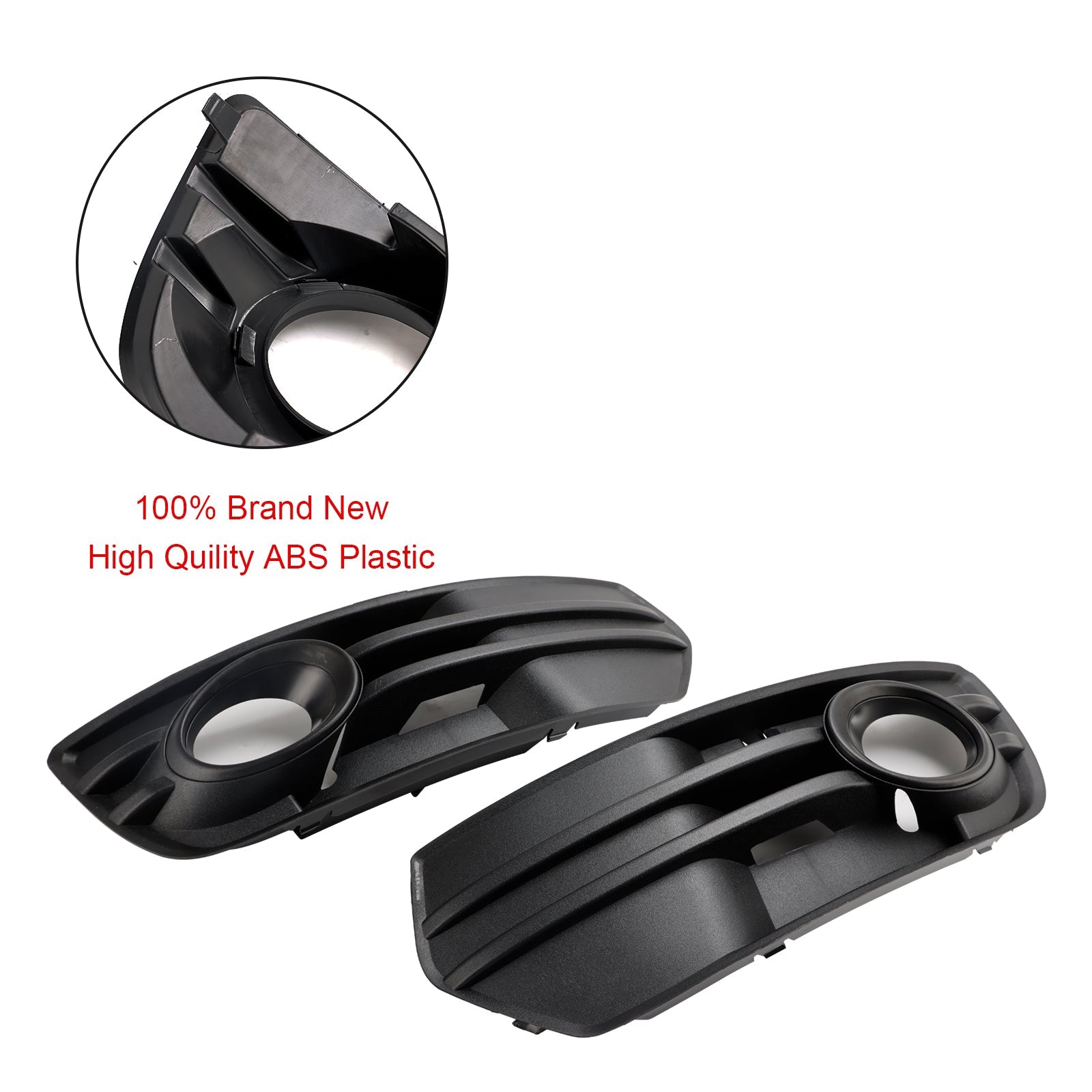 Audi Q5 2009-2012 2 delen voorste bumper grill mist lichtlampdeksel