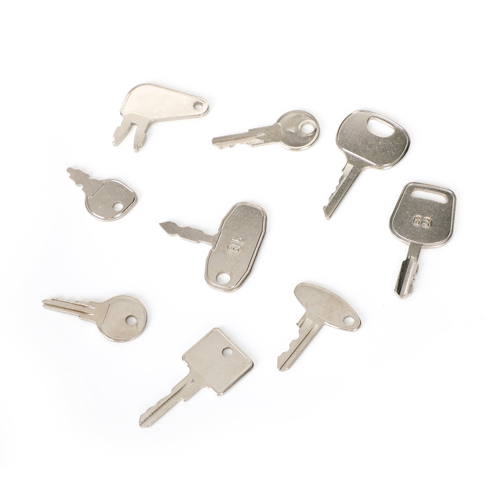 42 Zestaw kluczyków zapłonowych do ciężkiego sprzętu budowlanego do obudowy KOMATSU JD JCB Kubota