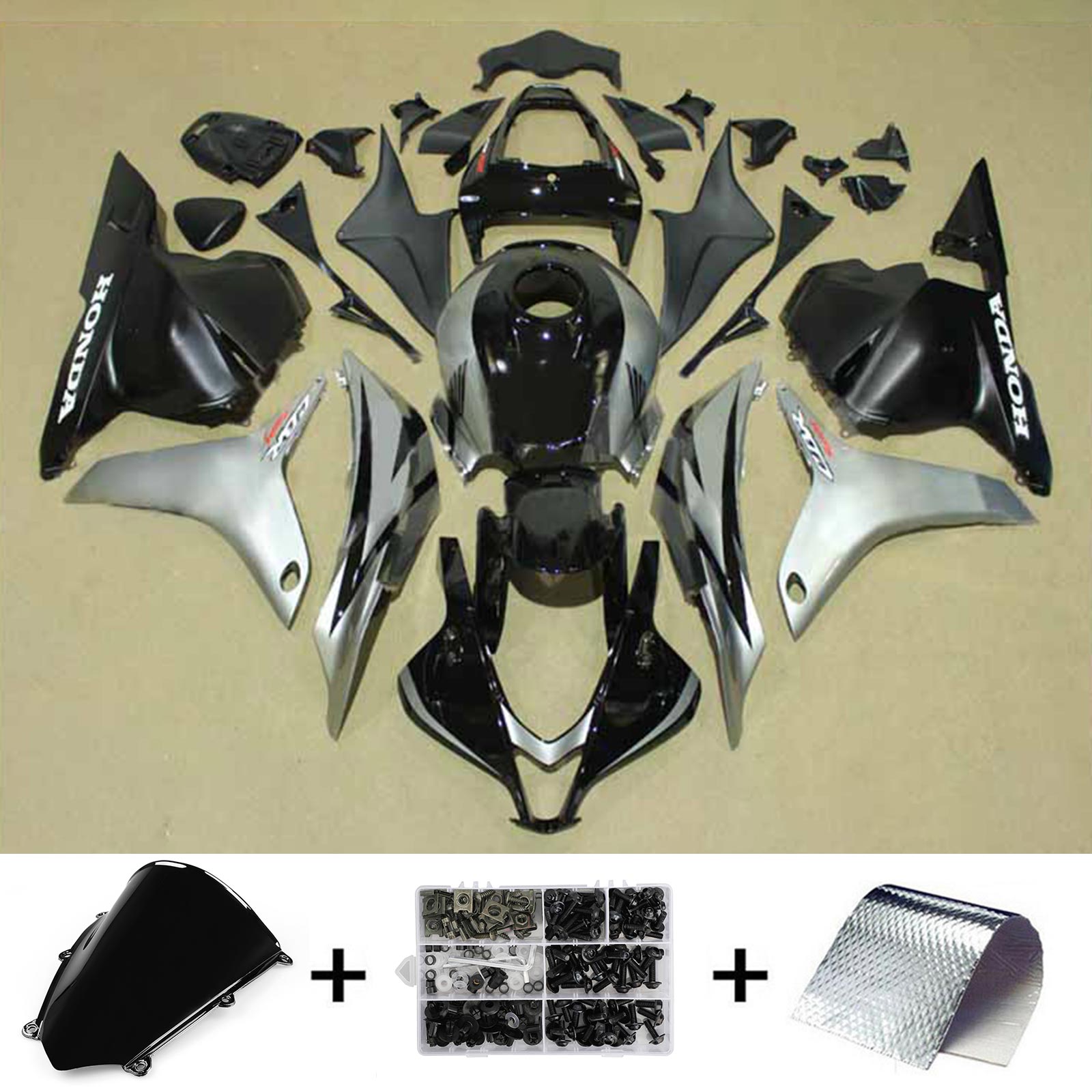 Amotopart Honda CBR600RR 2009-2012 F5 ABS muovinen korin suojasarja