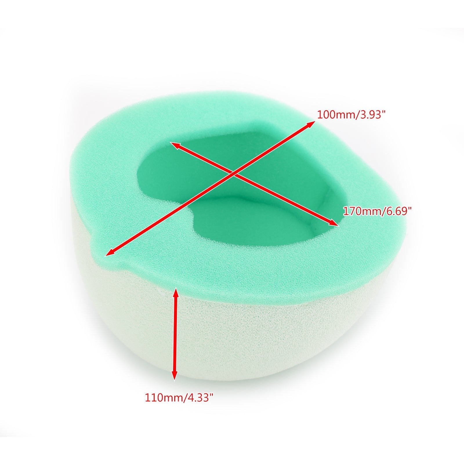 Limpiador de filtro de aire de espuma para Suzuki RMZ250 RMZ250L RMZ450 Z/L 05-17 13780-10H00 genérico