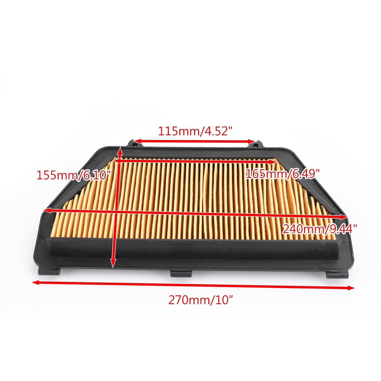 Limpiador de filtro de aire para Honda CBR600 CBR600RR CBR600RA 2007-2018 17210-MFJ-D00 genérico