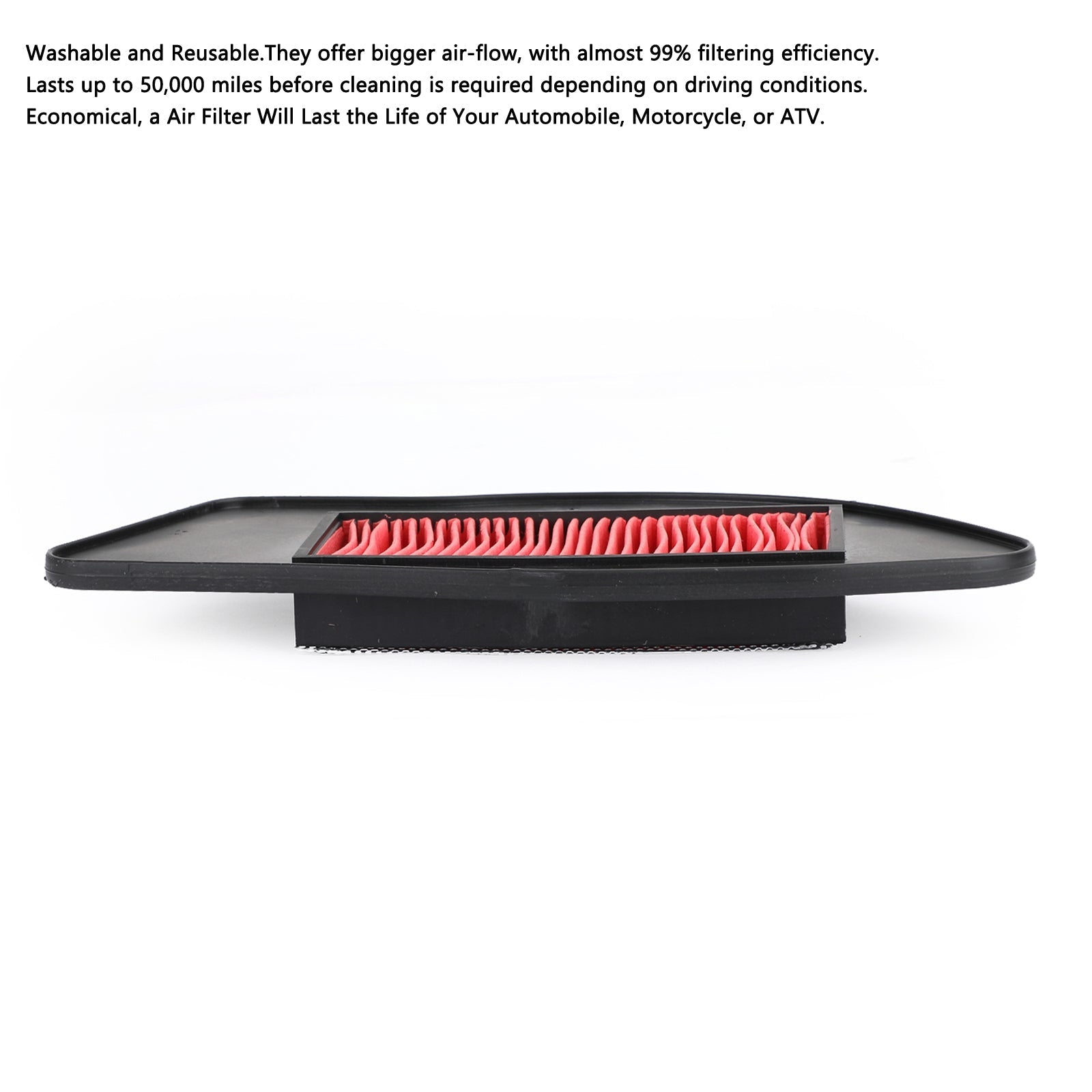 Limpiador de filtro de aire para Yamaha XC125 NXC125 Cygnus / Flame X 03-15 5TY-E4451-00 Genérico