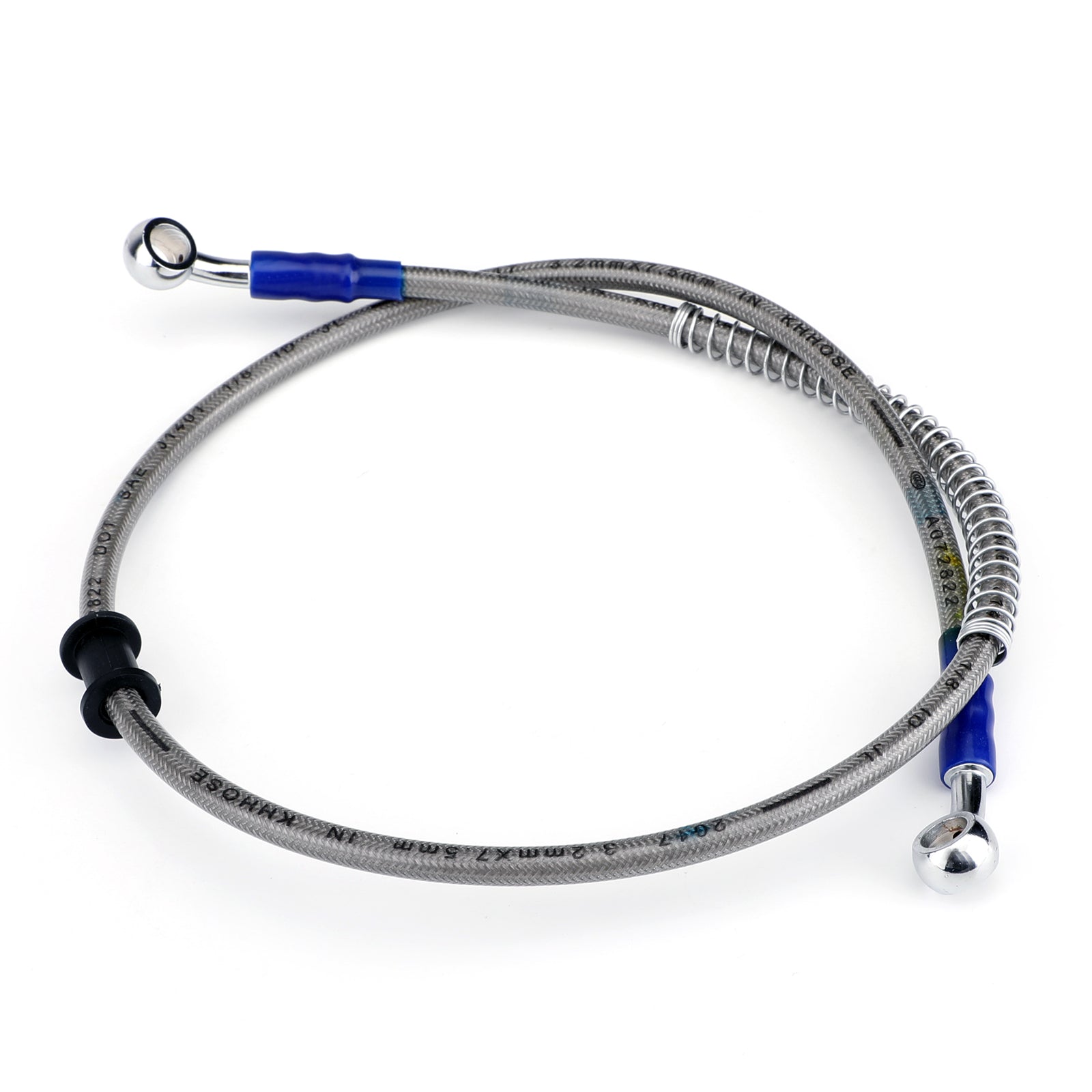 90cm/35 M10 Ligne de tuyau d'huile de frein Raccord Banjo Fin en acier inoxydable Générique