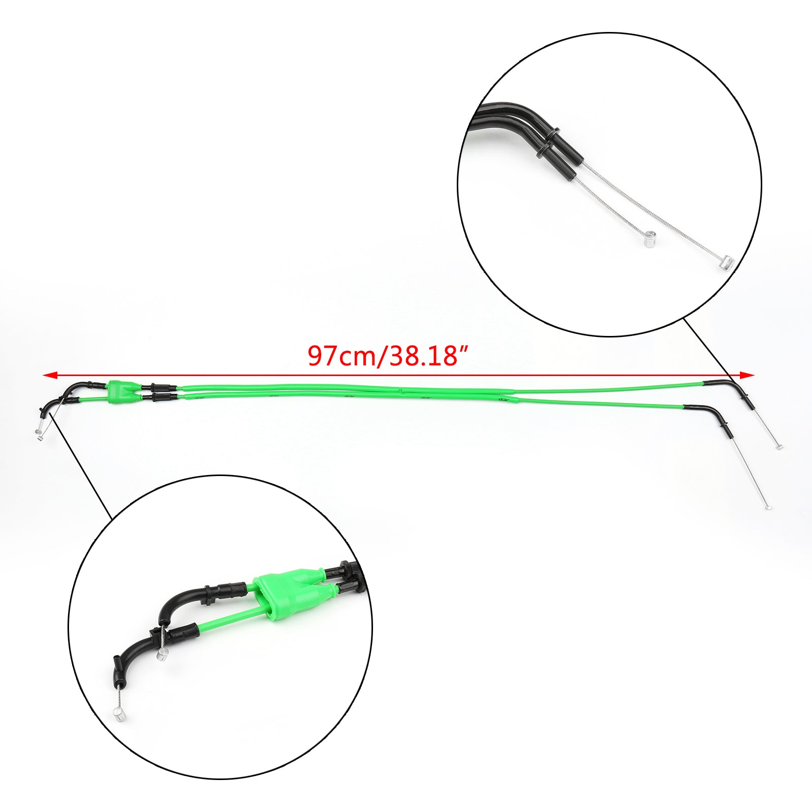 Pogrnitev plina za potisni/vlečni žični liniji za Kawasaki Z1000 2007-2008 generic