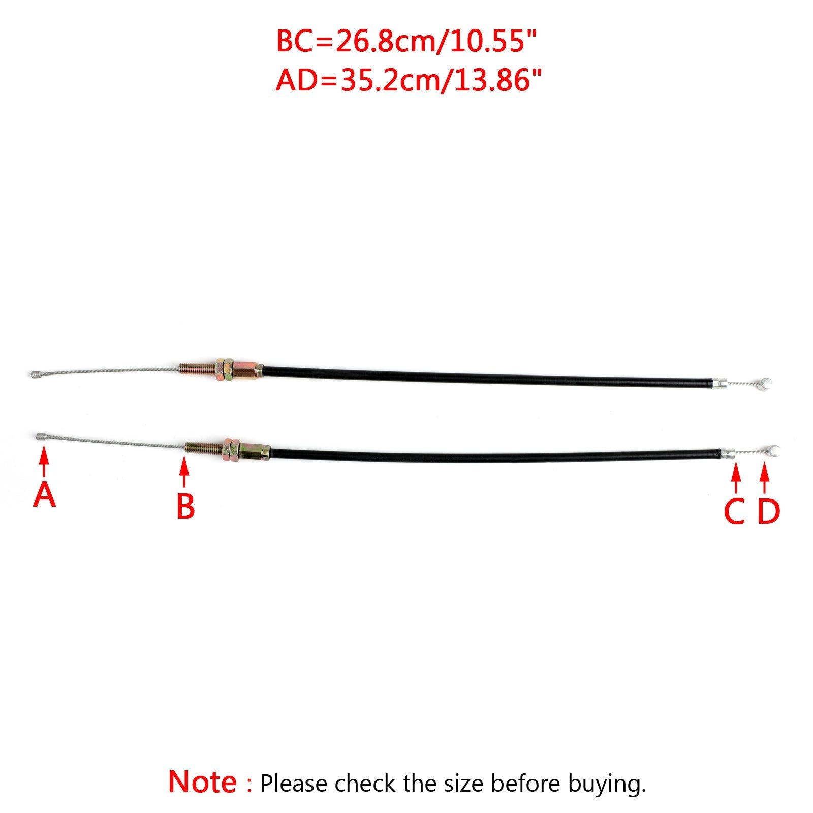 Jermenica ventilske kabelske žice 29L-1133E-00 za Yamaha TZR125 1987-1994 RD350 1985-1992 generično