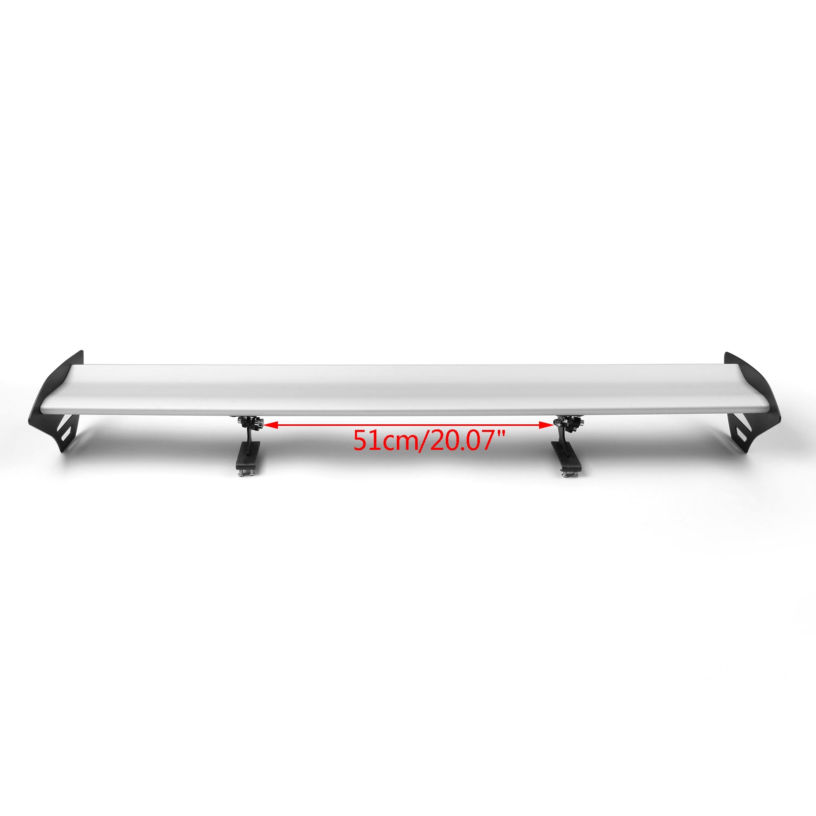 Uniwersalny srebrny 15 # ogólny regulowany aluminiowy spojler wyścigowy GT na tylne skrzydło bagażnika