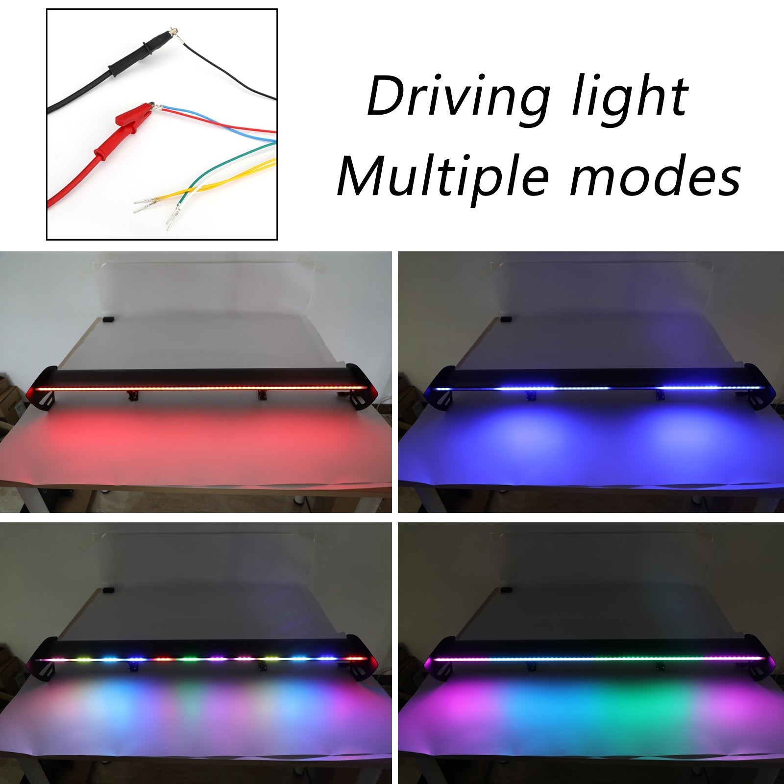 Regulowany aluminiowy spojler wyścigowy tylnego skrzydła bagażnika do Universal Sedan z diodami LED