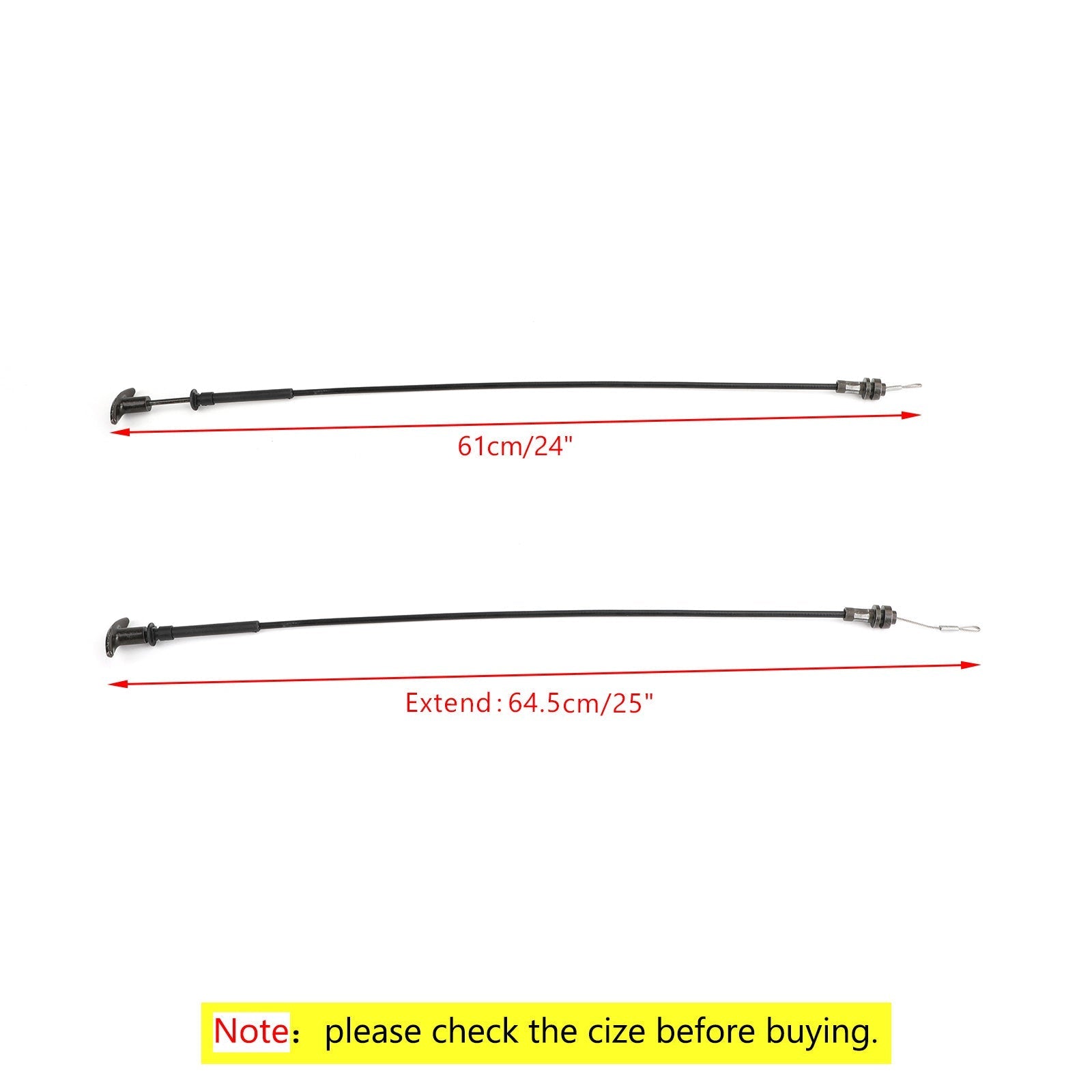Câble et poignée de dégagement du loquet de capot de remplacement - Pour 77-81 Firebird / Trans Am GM Generic
