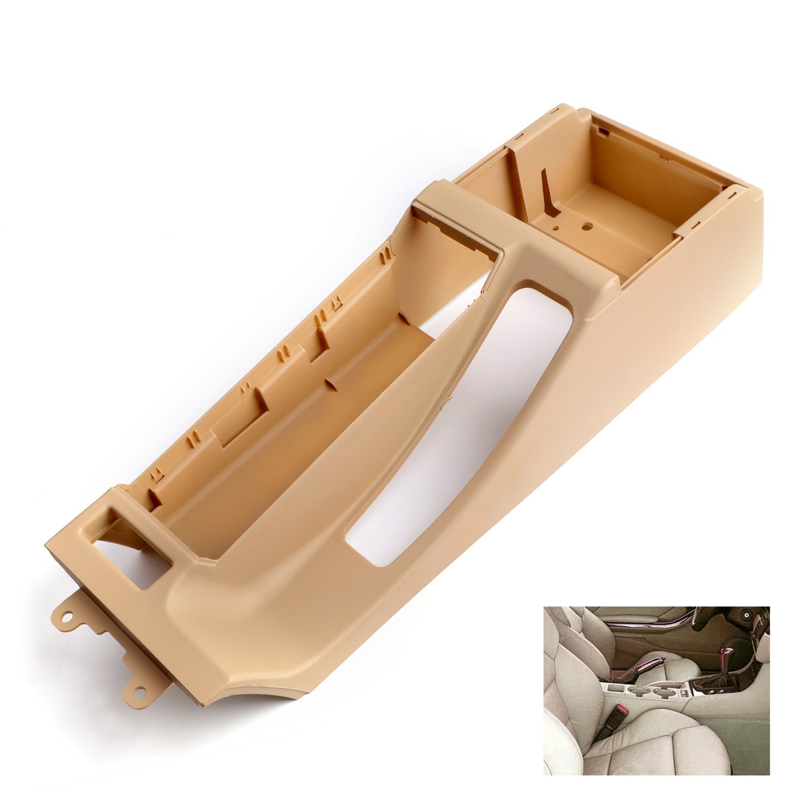 2002-2006 BMW E46 325i 328i Middenconsole Armsteun Trim Base voor linksgestuurd