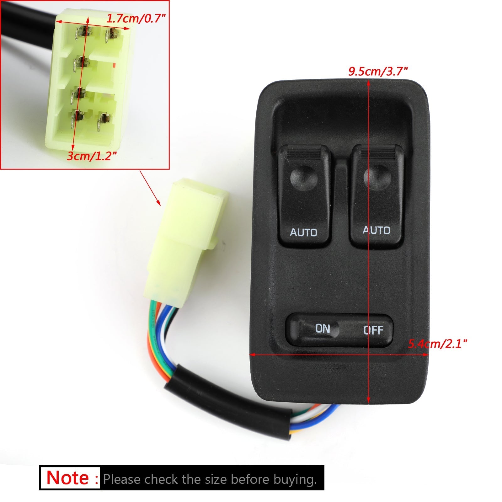 Master Power FD14-66-350C Automaattinen ikkunakytkin Mazda RX-7 RX7 1993-2002 New Generic