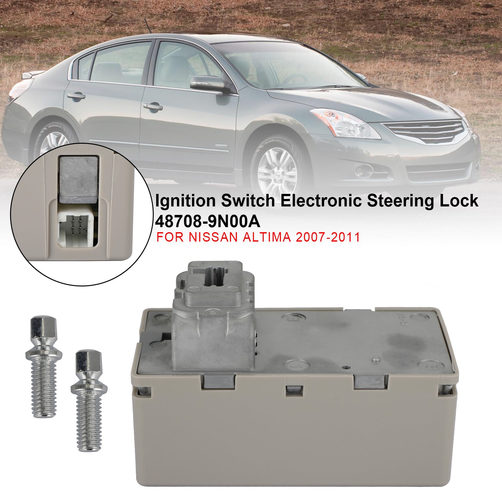 Nissan Altima 2007-2011 Interrupteur d'allumage Verrou de direction électronique 48708-9N00A