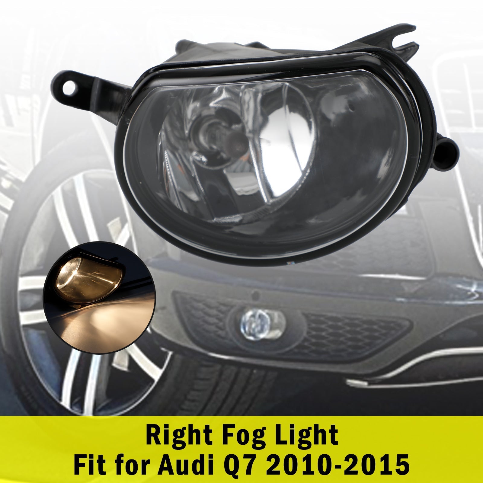AUDI Q7 2010-2015 Nieuwe rechter voorbumper halogeen mistlamp