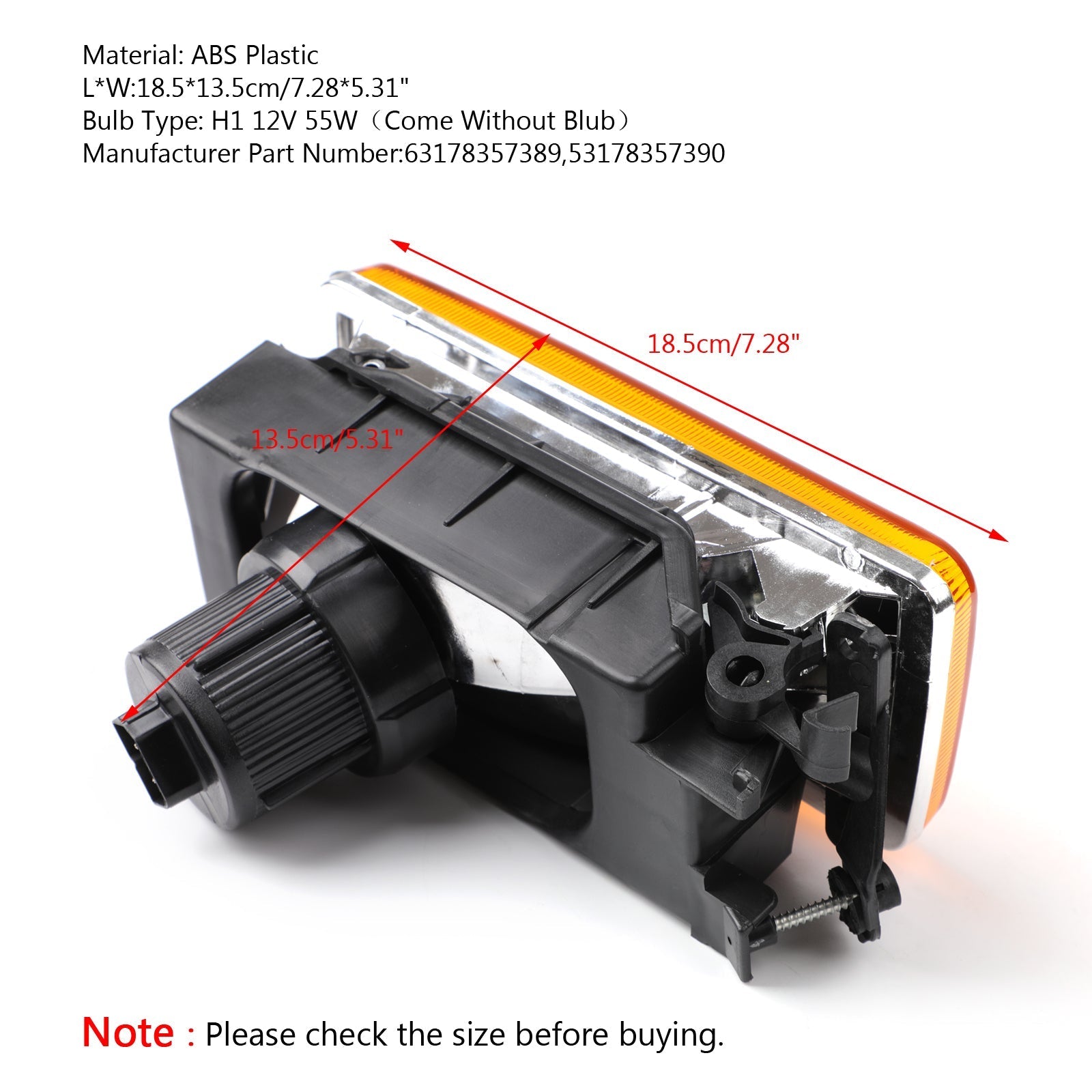 BMW 1992-1998 E36 Série 3 2/4D Phares antibrouillard de rechange Lampes Lentille en cristal R&L