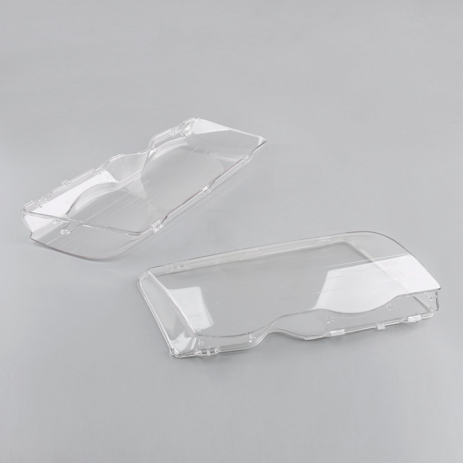 Links en rechter koplamplenzen voor BMW E46 3-serie 4DR Wagon/Sedan 1999-2001 Generic