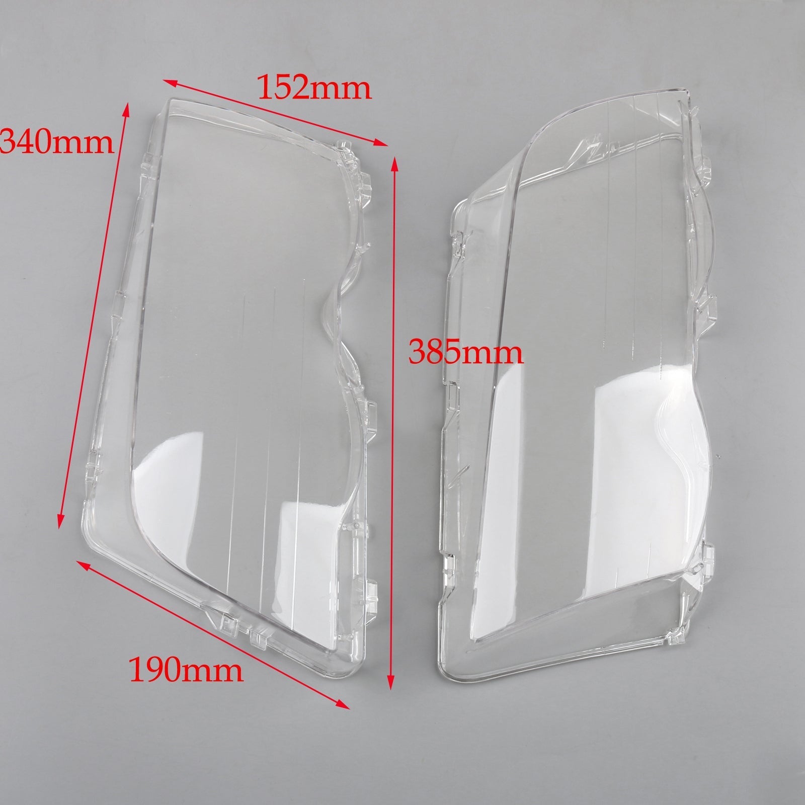 Lewe i prawe soczewki reflektorów dla BMW E46 Seria 3DRED/SEDAN 1999-2001 Ogólny