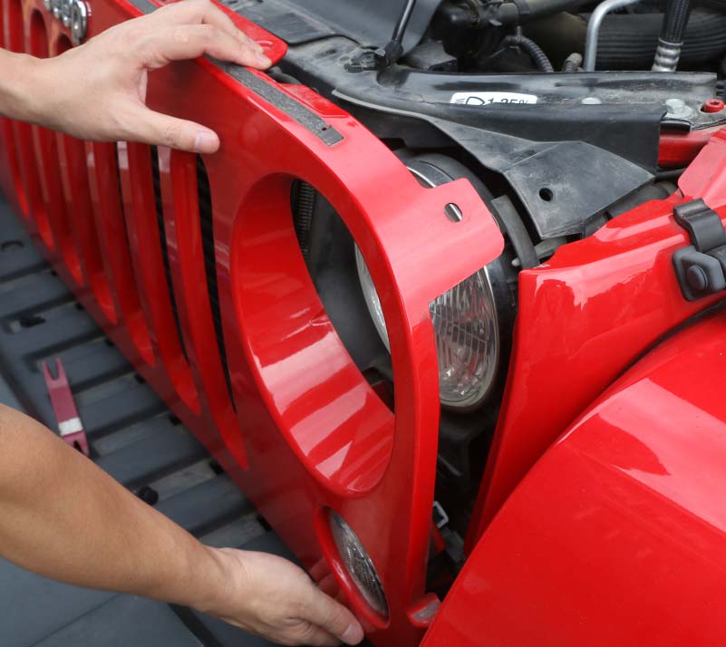 2x asennustuki 7-tuumaiselle LED-majakka Wrangler JK 07-2017 Generic