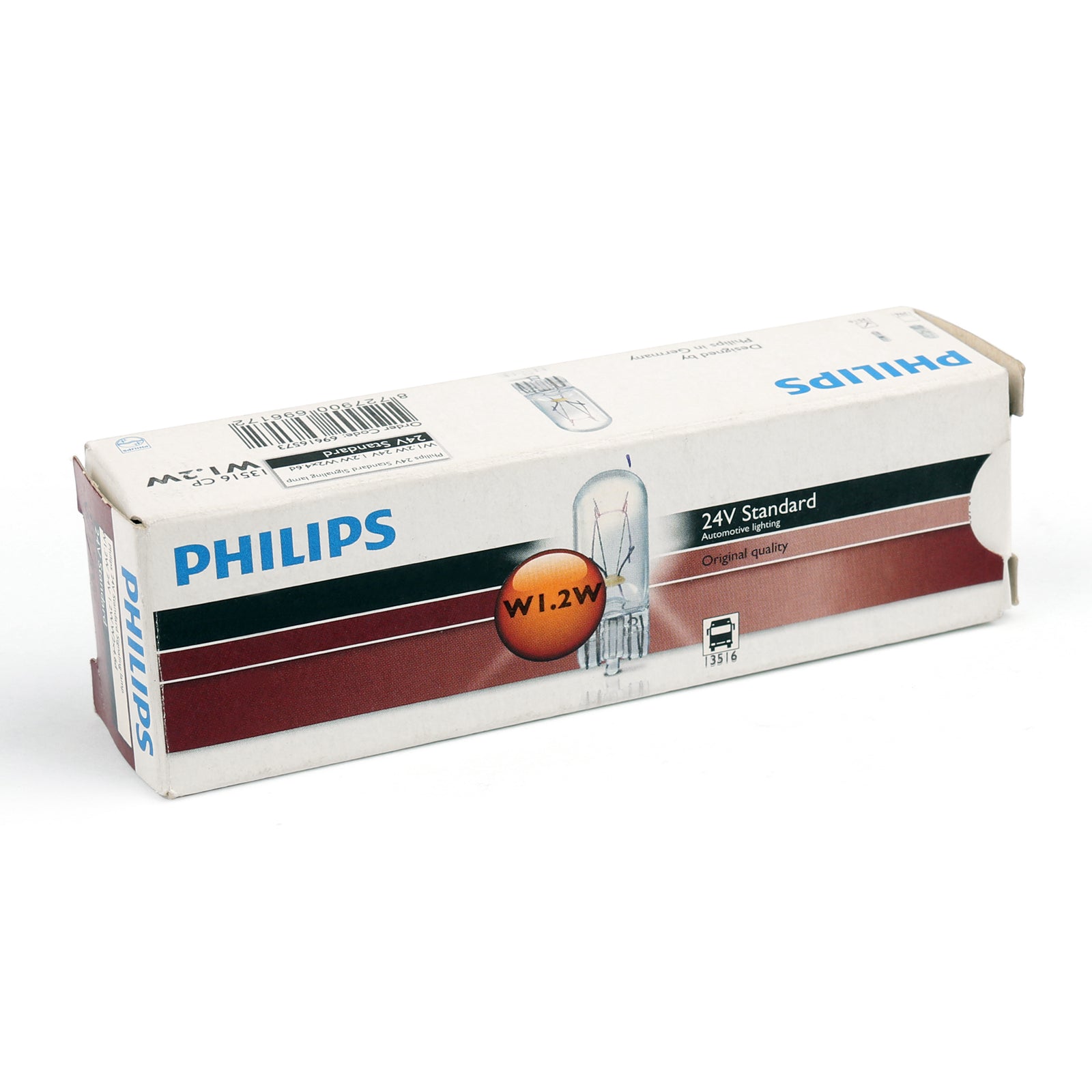 10 pezzi originali PHILIPS 13516 24V T5 W1.2W W2?¡§¡é4.6d Lampadina di segnalazione generica standard