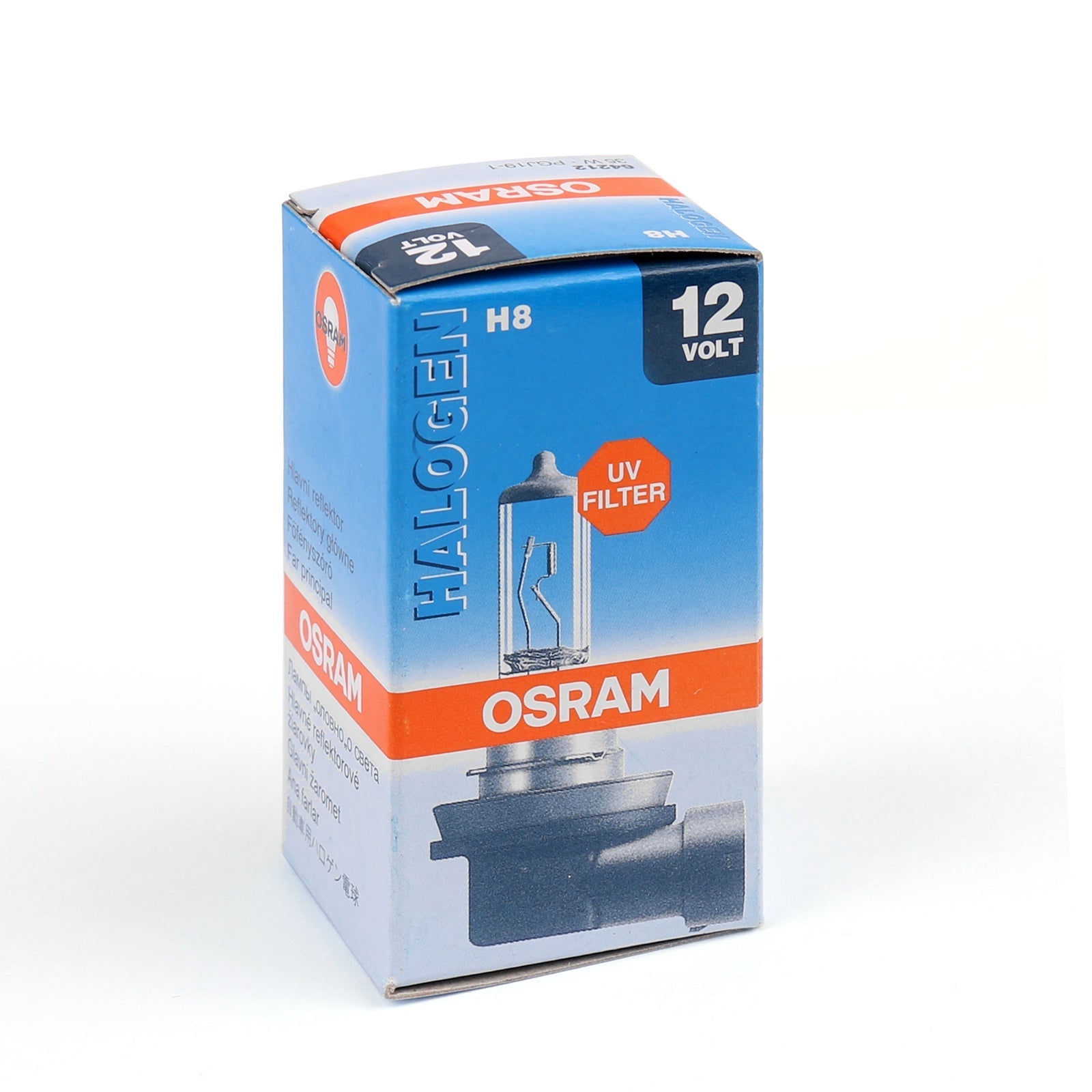 1 szt. OSRAM H8 12 V 35 W 3200 K halogenowa oryginalna żarówka do przedniego reflektora wyprodukowana w Niemczech Generic