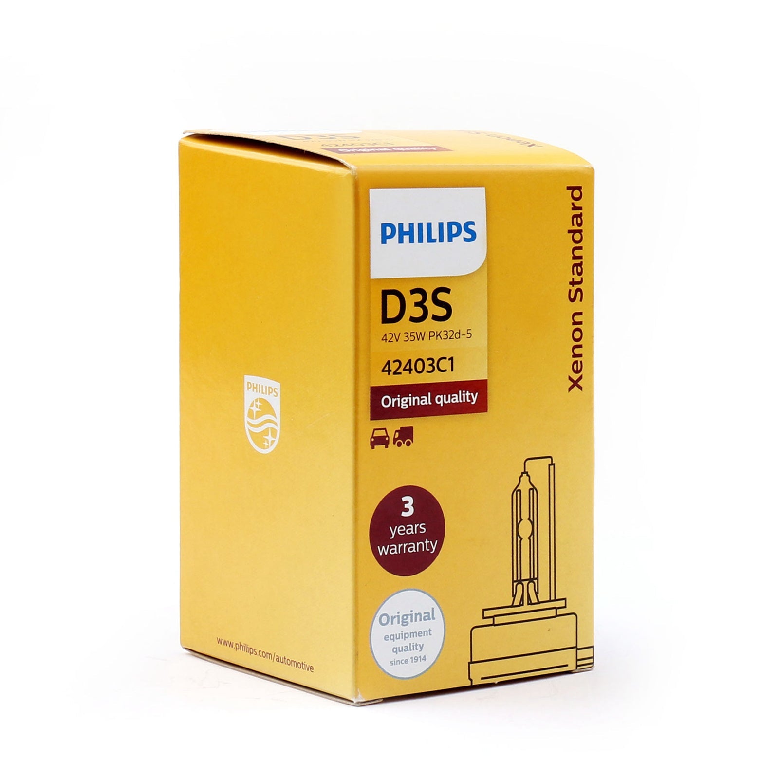 Uusi Alkuperäinen PHILIPS OEM D3S XenStart HID Xenon Ajovalopolttimo 42403C1 4200K Generic