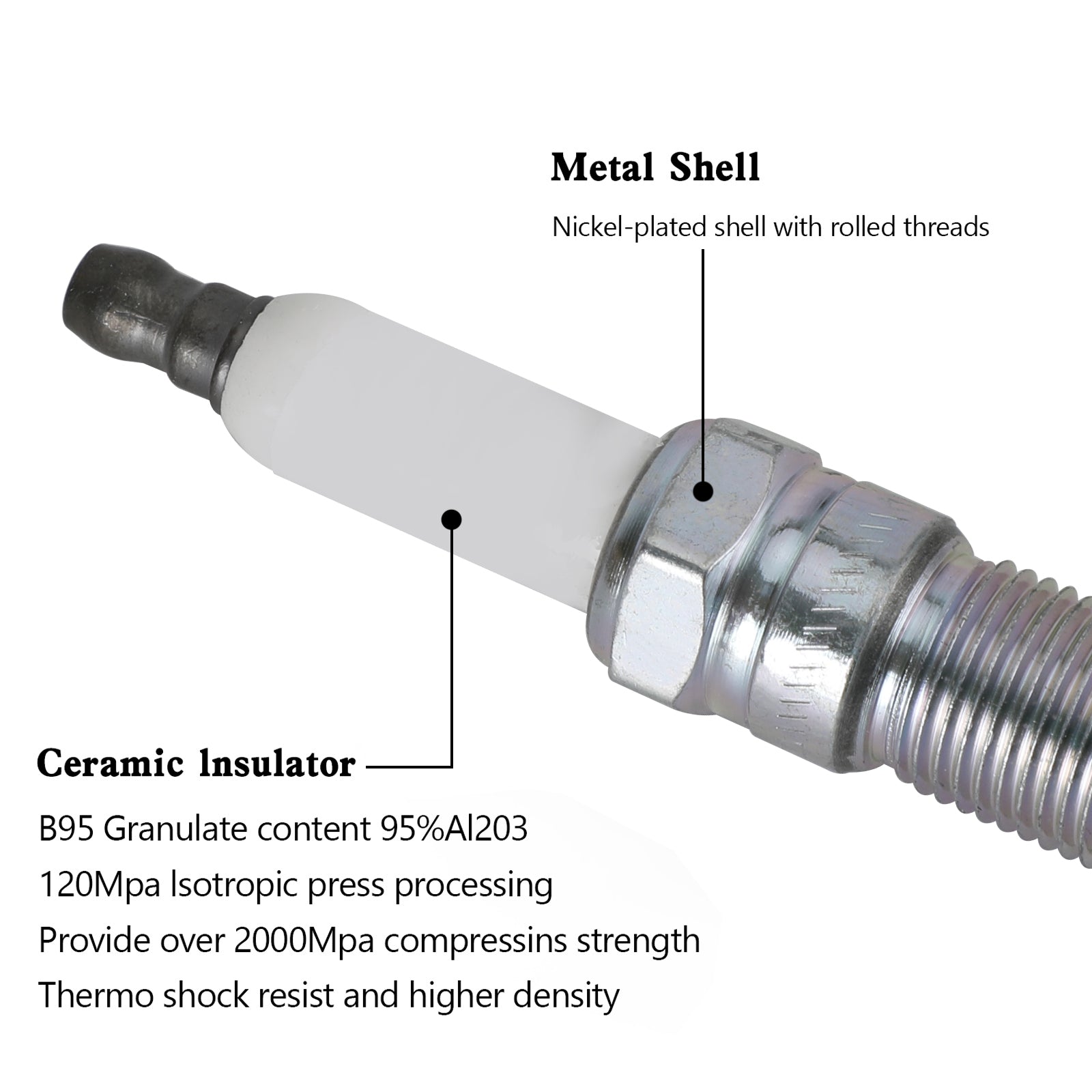 8 pz Silverado 1500 Tahoe GMC Quadrato Bobina di Accensione + Candela + Fili 12611424 8125706160 D510C E893 UF-413 UF413 12570616