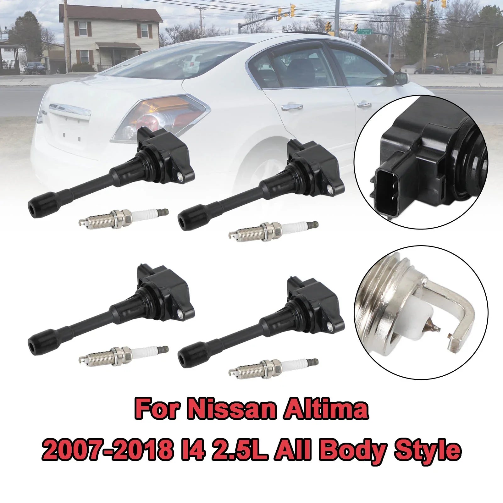 Nissan Rogue 2008-2019 (Rogue Select 2014-2015) l4 2.5L Lot de 4 bobines d'allumage UF549