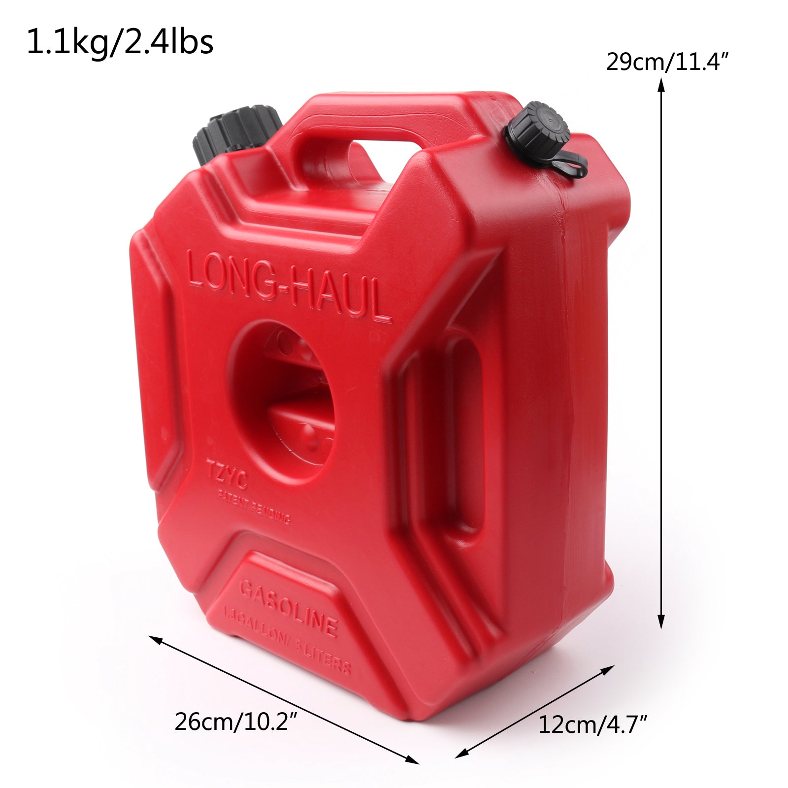 Bidones de plástico de 5L, tanque de combustible diésel de Gas con cerradura, SUV, ATV, Scooter, motocicleta