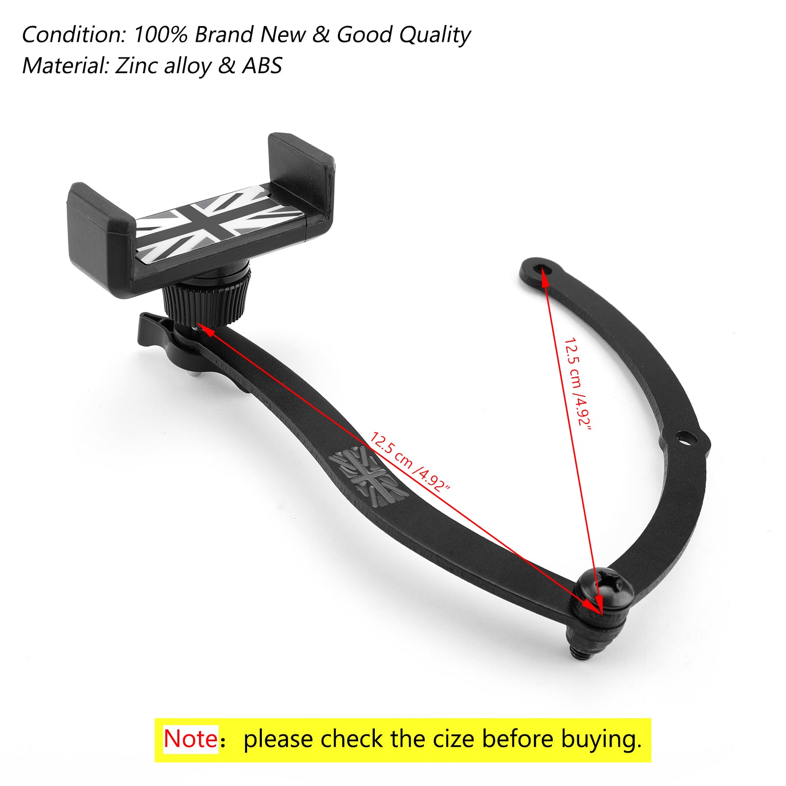 Avto za zlaganje R55/56/57 držalo Jack Red Union GB Mount Mini Cell Cooper Generic