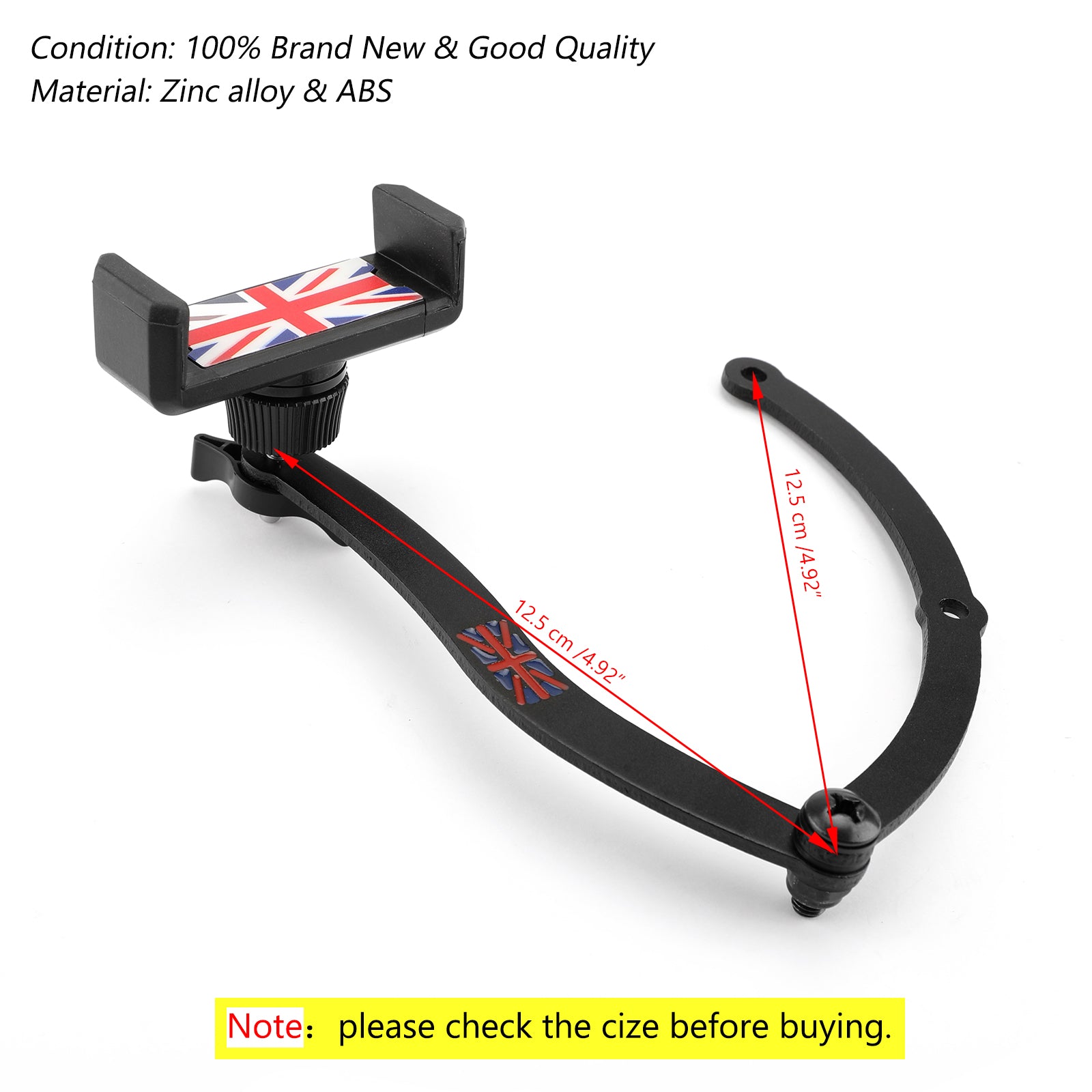 Avto za zlaganje R55/56/57 držalo Jack Red Union GB Mount Mini Cell Cooper Generic