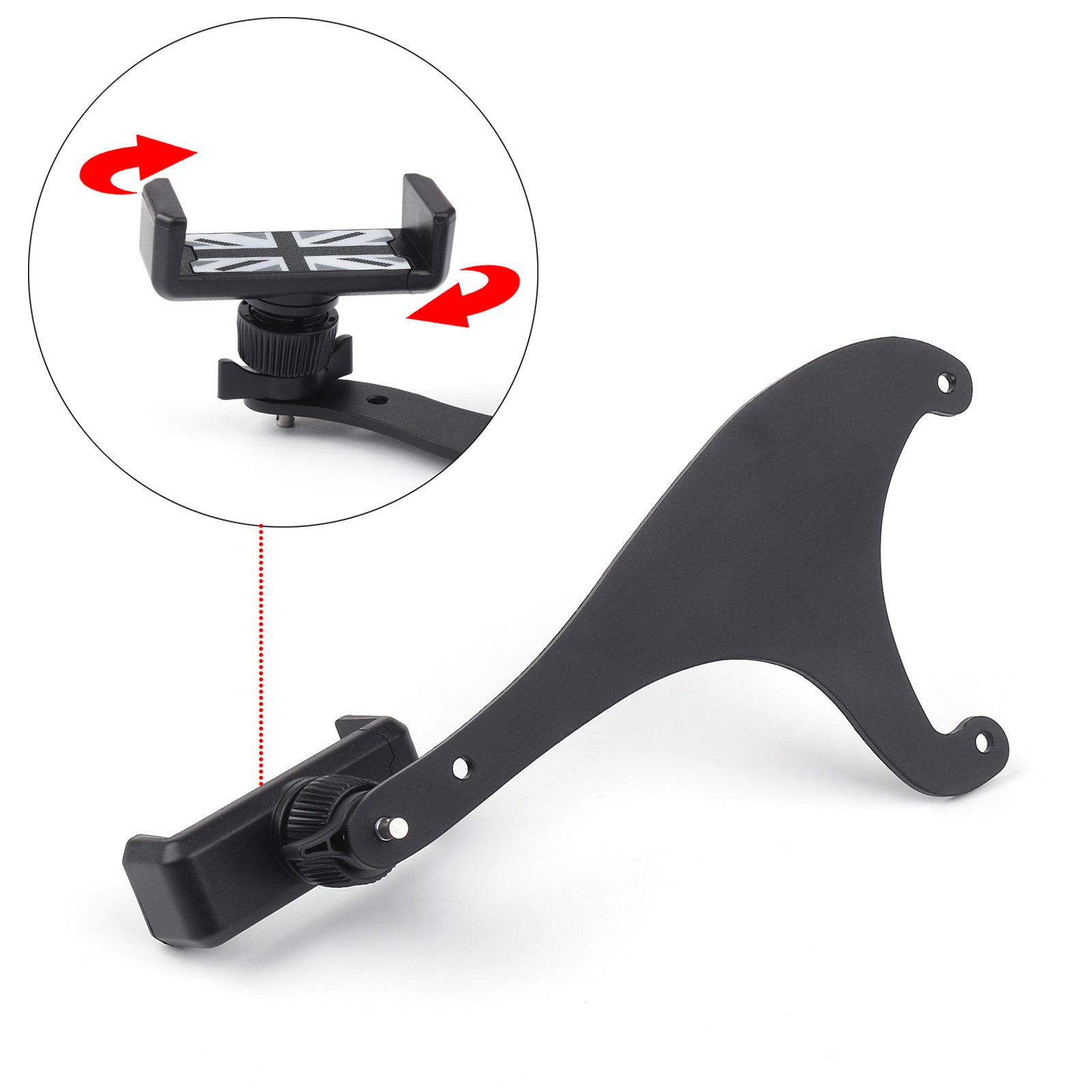 Support de berceau de support de téléphone de voiture de rotation de 360 degrés pour Mini Cooper Countryman F60 générique
