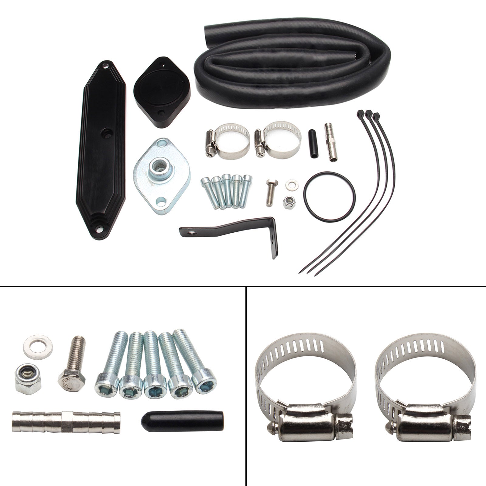 Kit de suppression EGR avec dérivation de liquide de refroidissement pour Ford 6.7L Powerstroke Diesel Generic 2011-2014